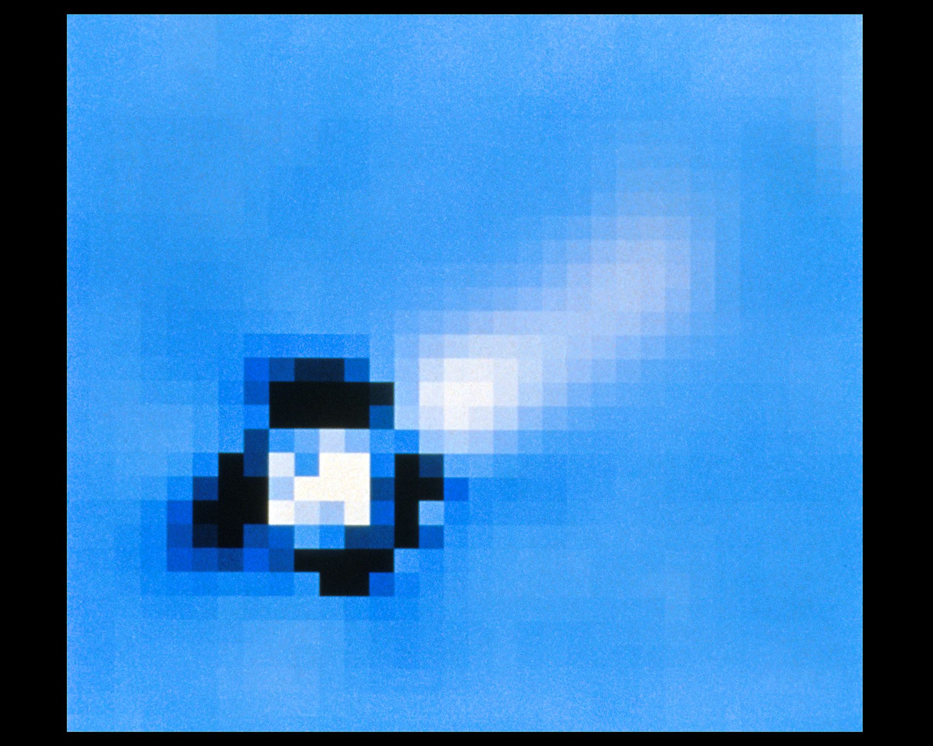 Radio galaxy PKS 0521-36 – ground-based view