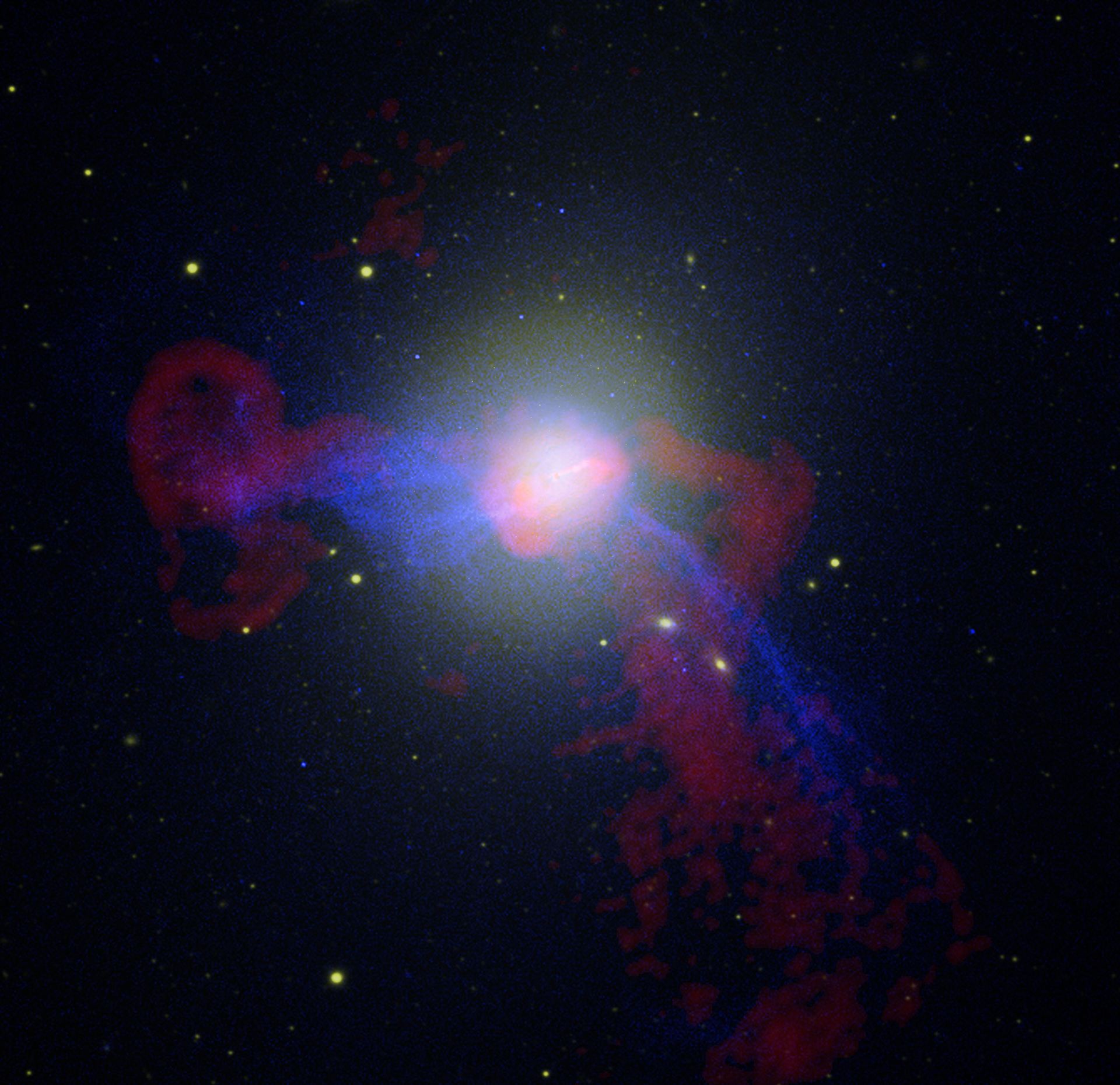RadioX-rayOptical Image of M87