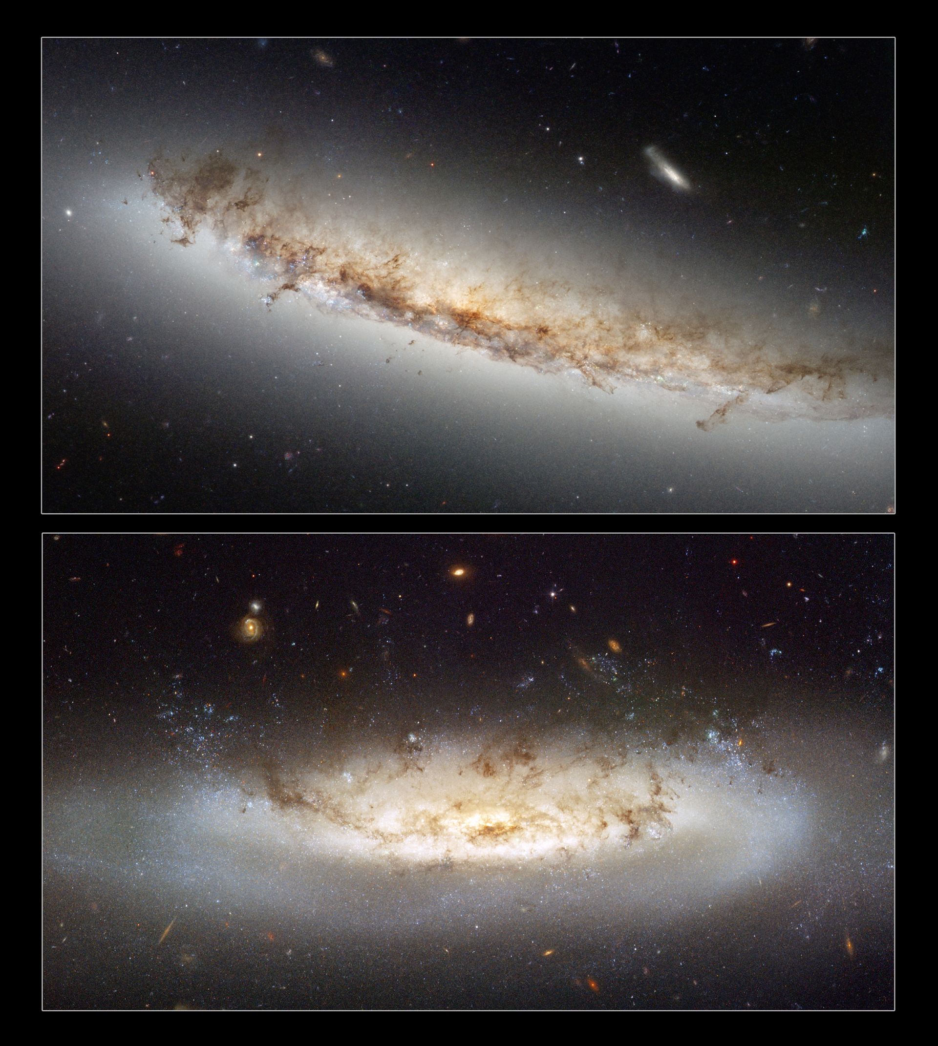 Ram pressure stripping galaxies NGC 4522 and NGC 4402