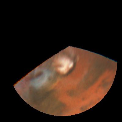 Rapid weather change observed on Mars