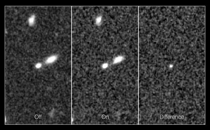 Record-breaking supernova in the CANDELS Ultra Deep Survey before, after, and difference