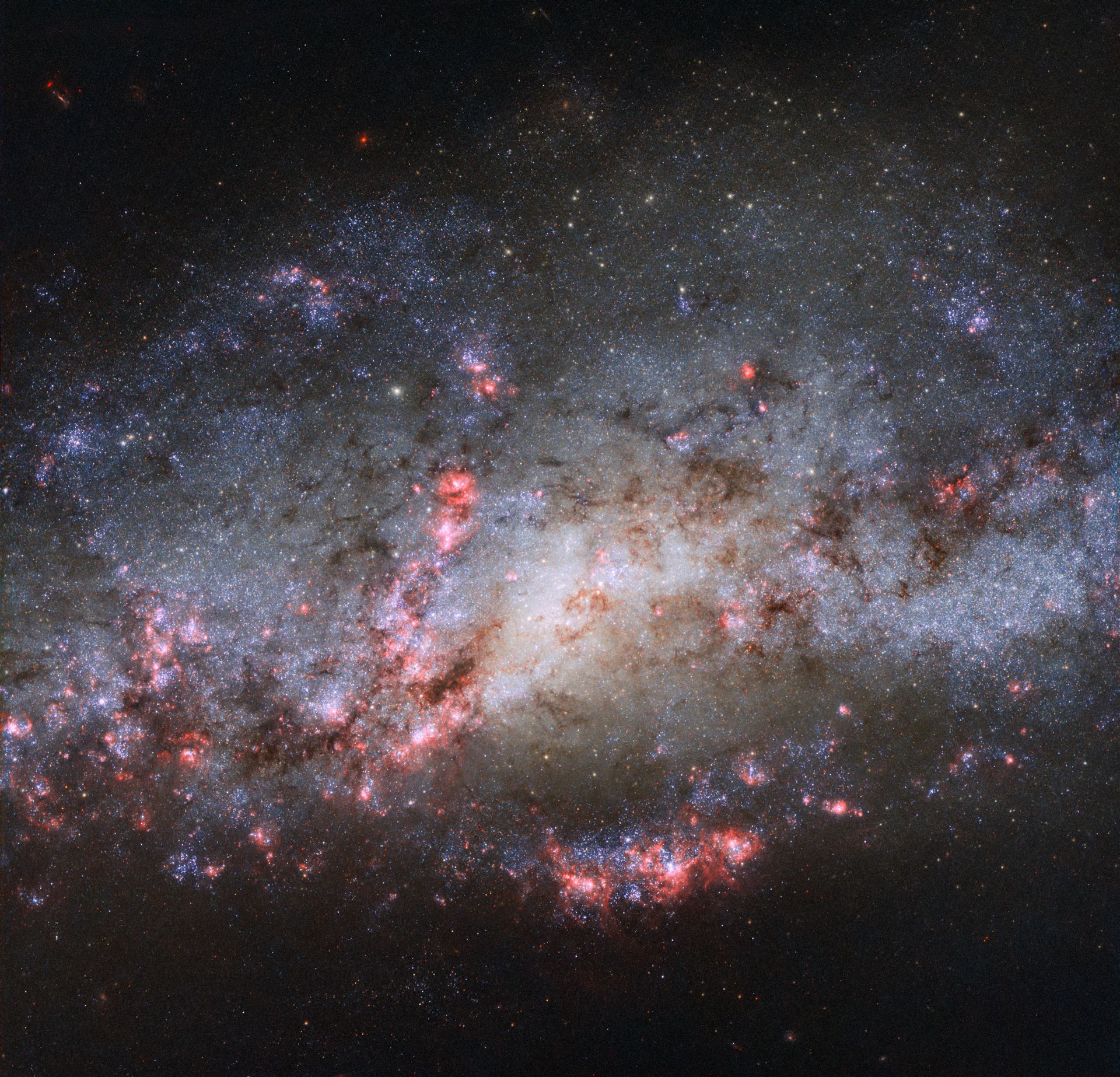 Result of a galactic crash