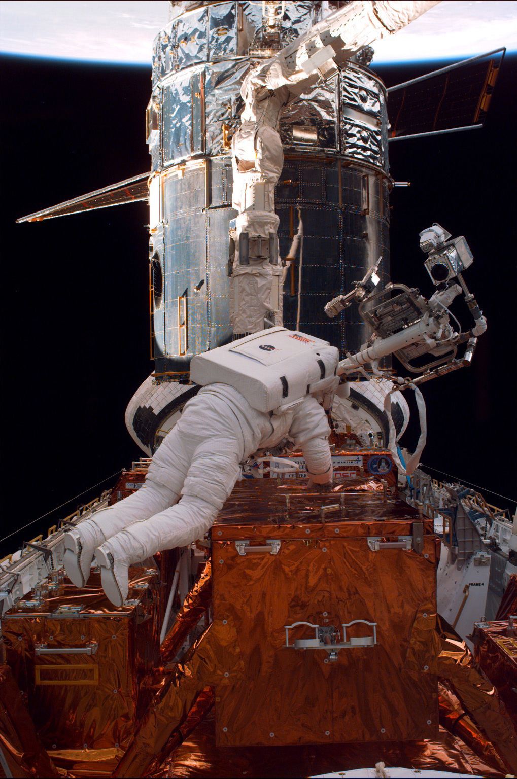 SM2 Astronaut Preparing for EVA