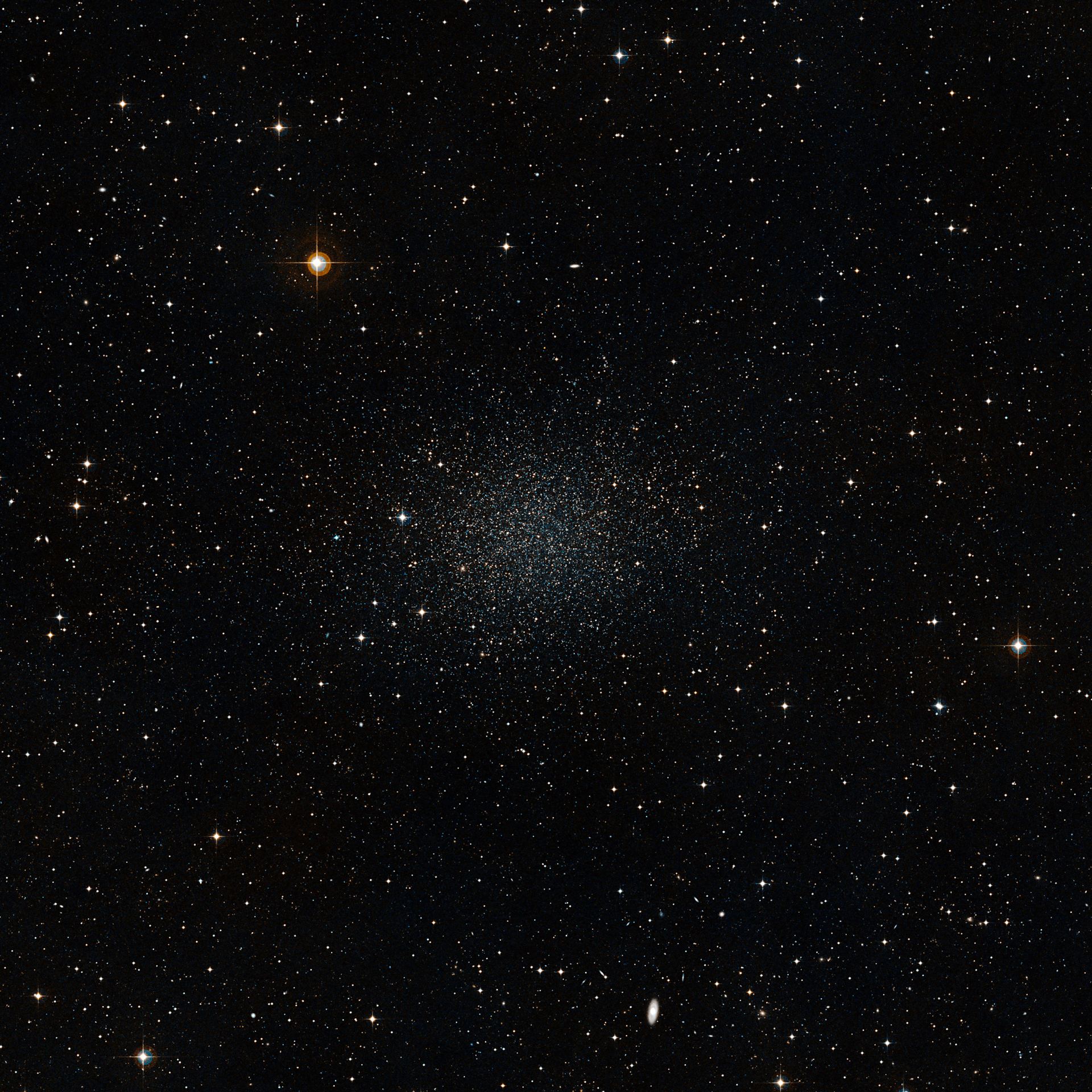 Sculptor Dwarf Galaxy (ground-based view)