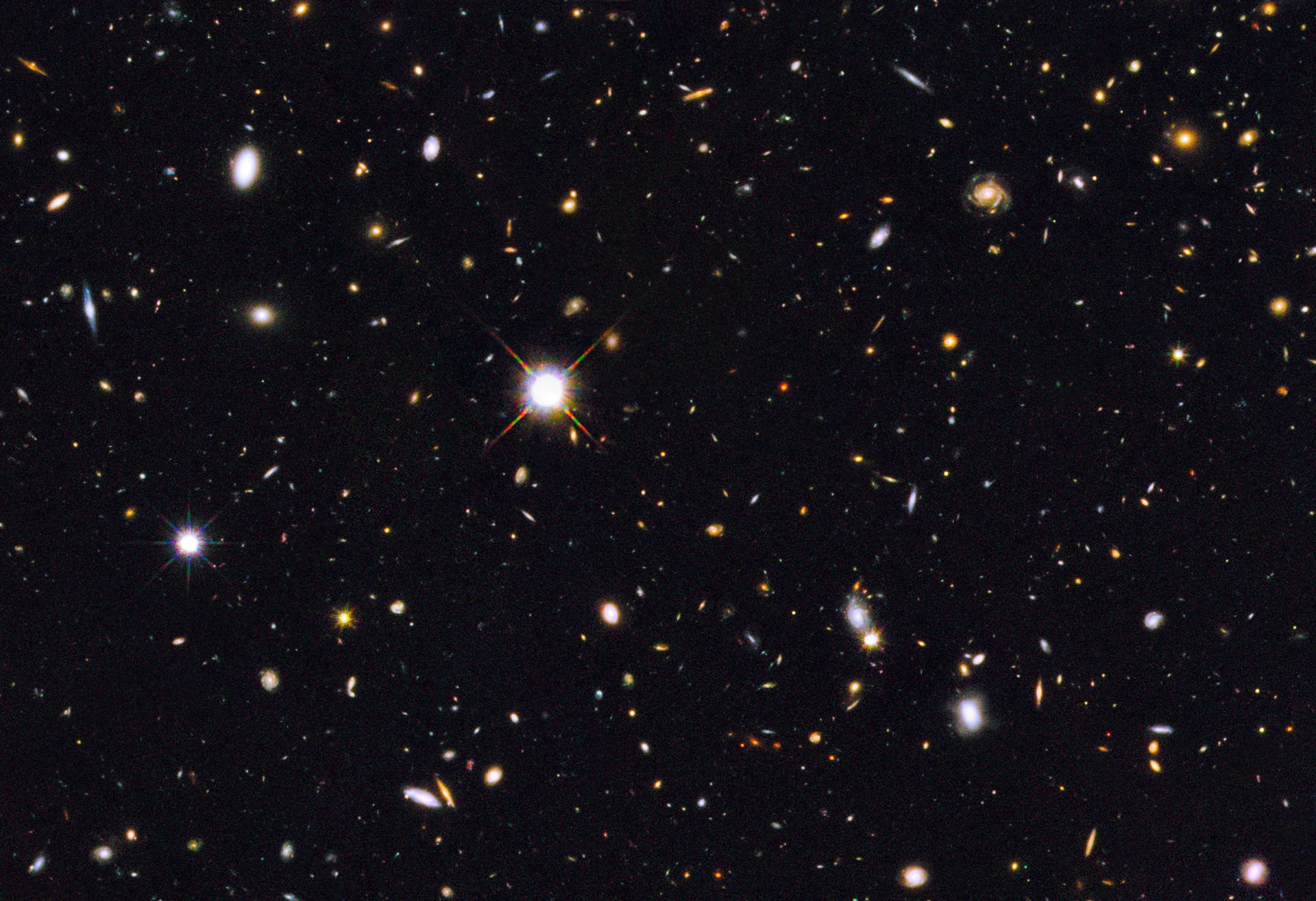 Section of Hubble GOODS North field