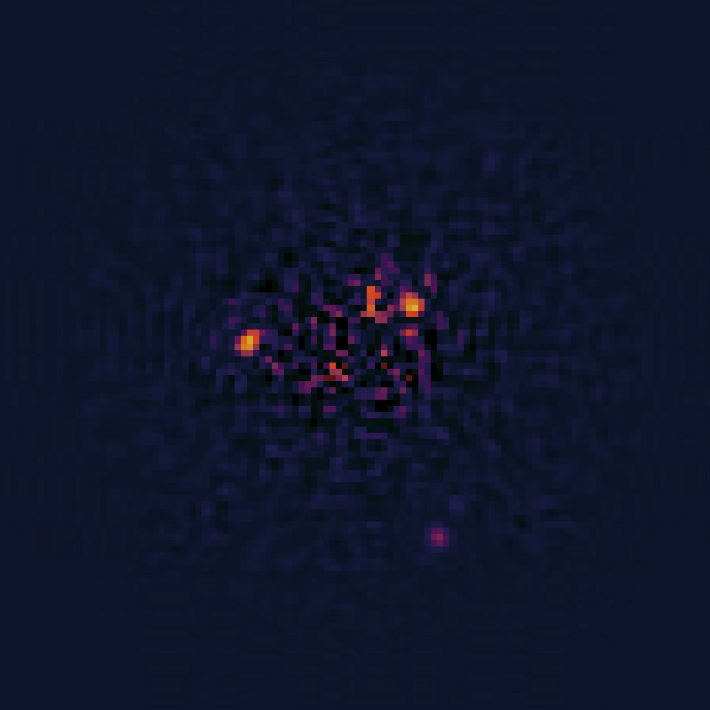 Software-processed NICMOS image of HR 8799 planetary system