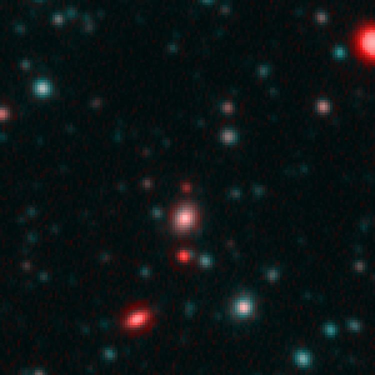 Spitzer and Hubble team up to find Big Baby galaxy in the newborn Universe [SpitzerIRAC view]
