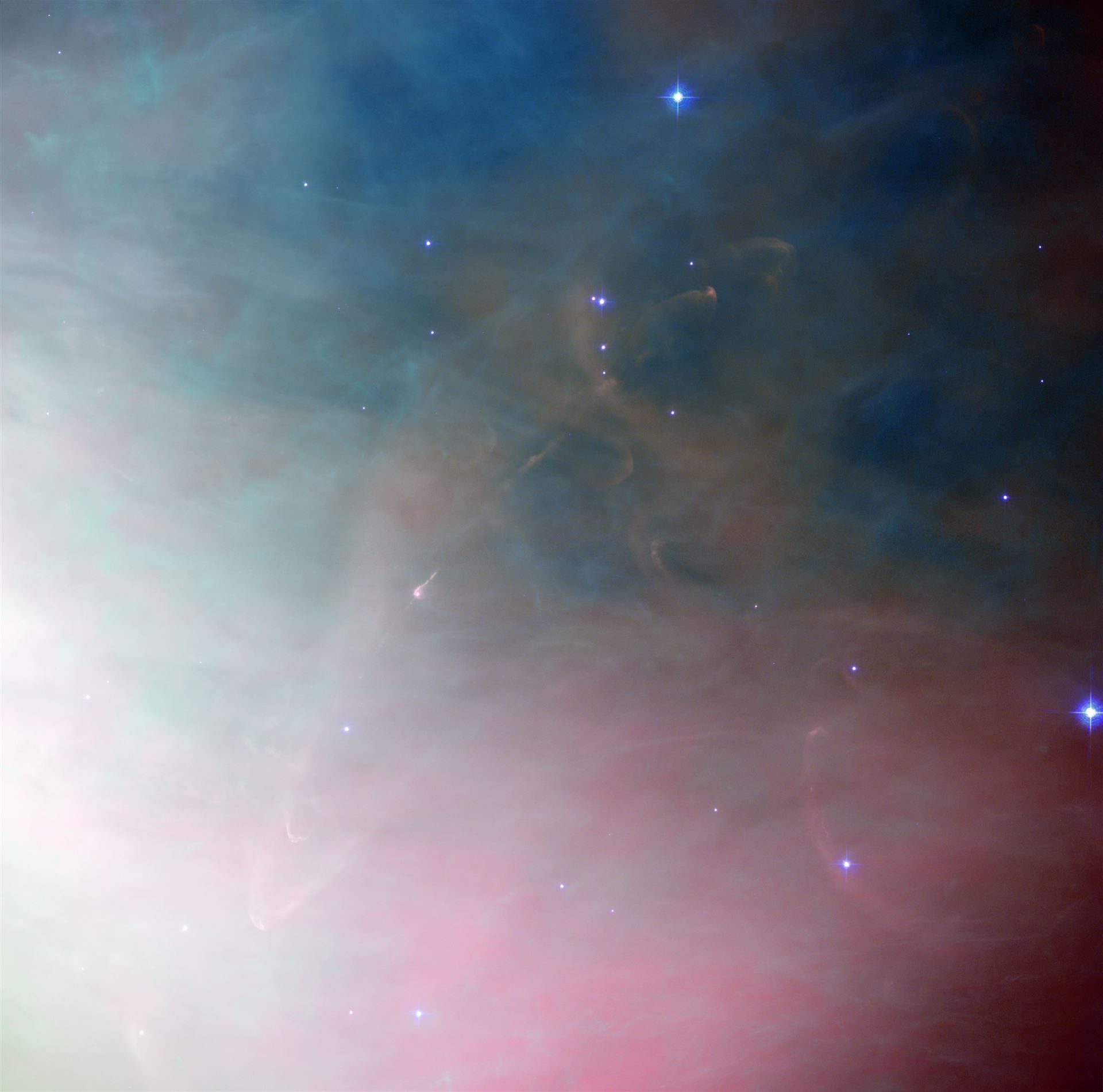 Star formation fireworks in Orion