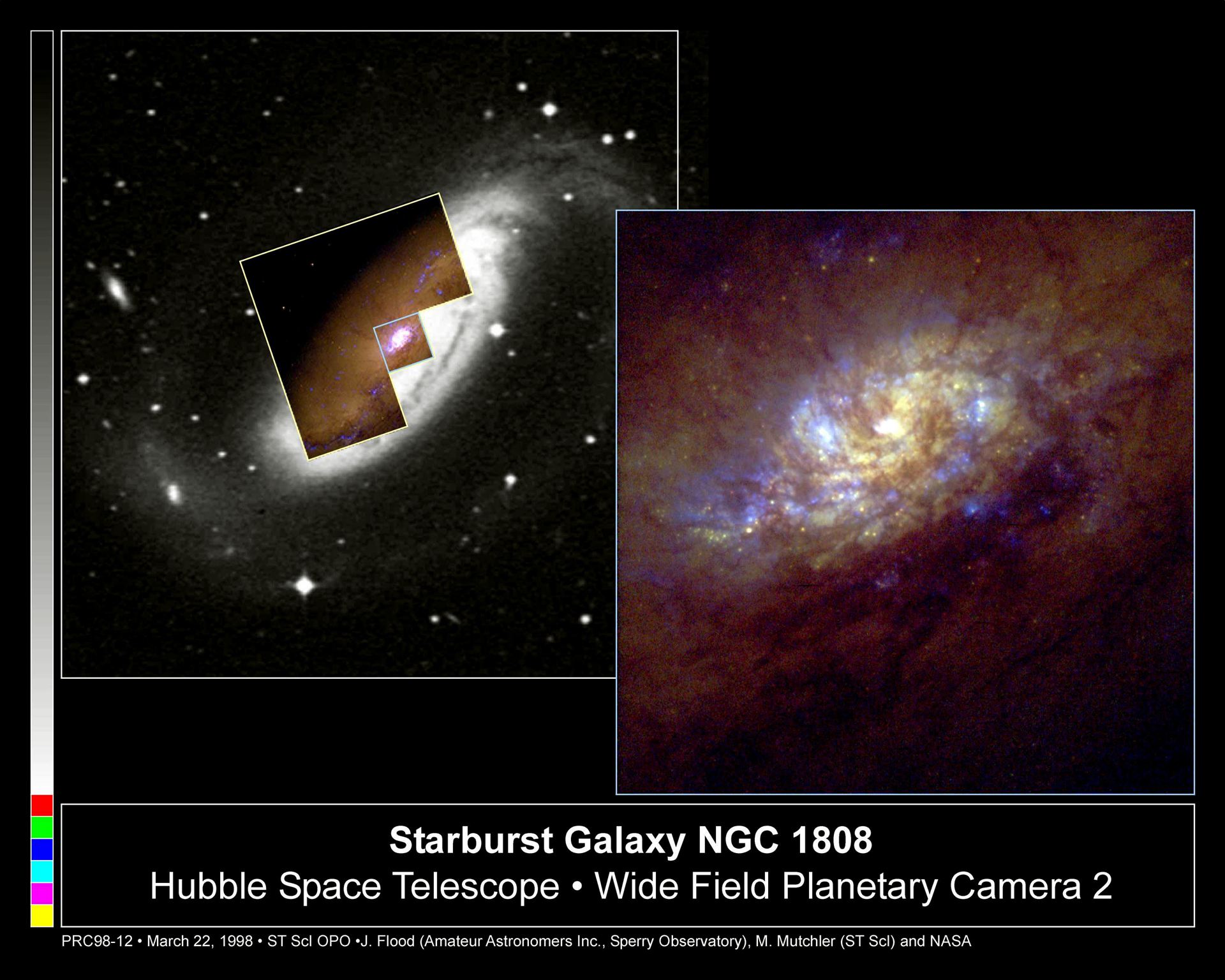 Starburst galaxy NGC 1808