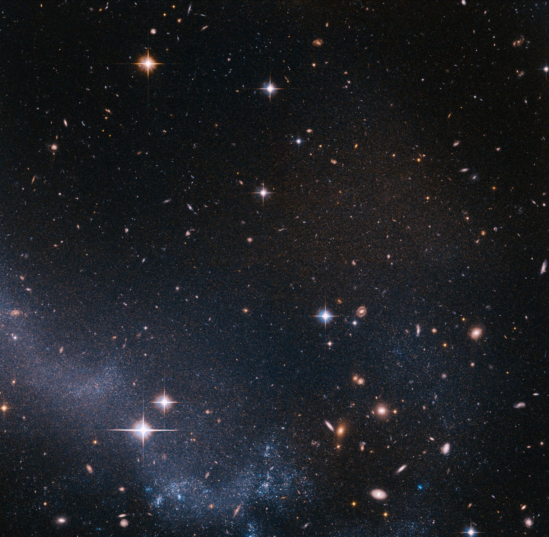 Stars in the tail of the Antennae