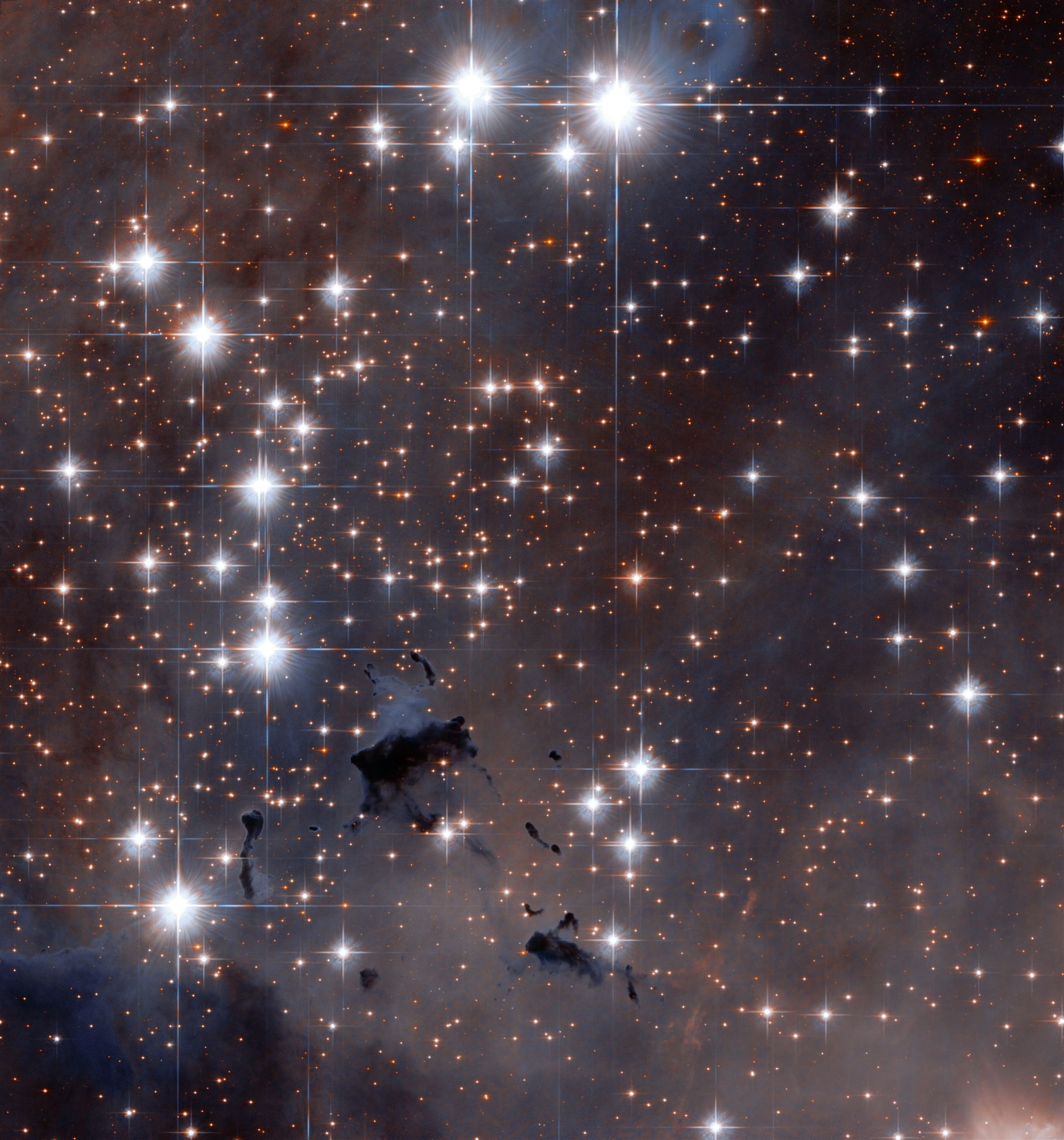 Stellar powerhouses in the Eagle Nebula