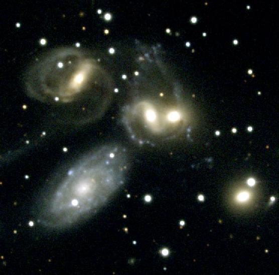 Stephan&rsquo;s Quintet [NOAO] (ground-based image)