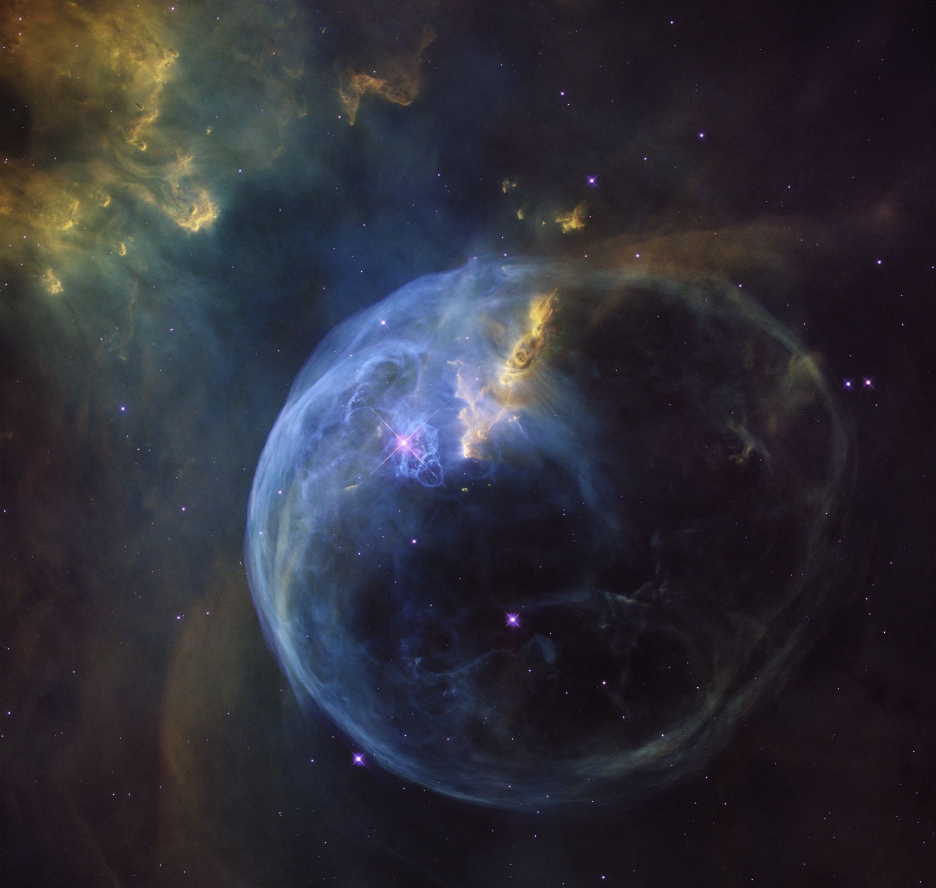Still from Hubblecast 92 26th anniversary
