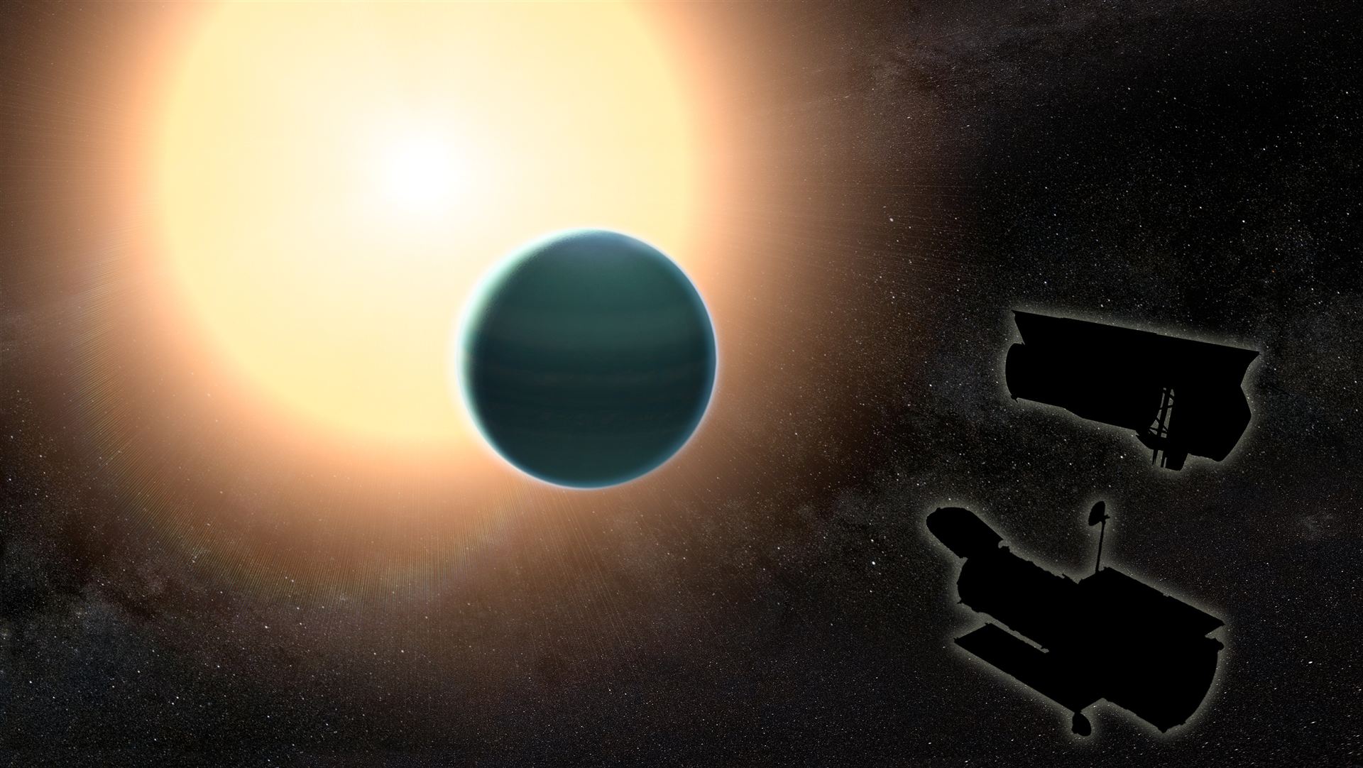 Study finds unexpectedly primitive atmosphere around warm Neptune