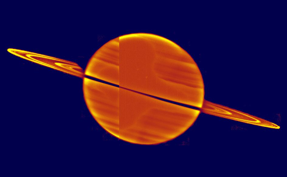 Sunset on Saturn&rsquo;s Rings