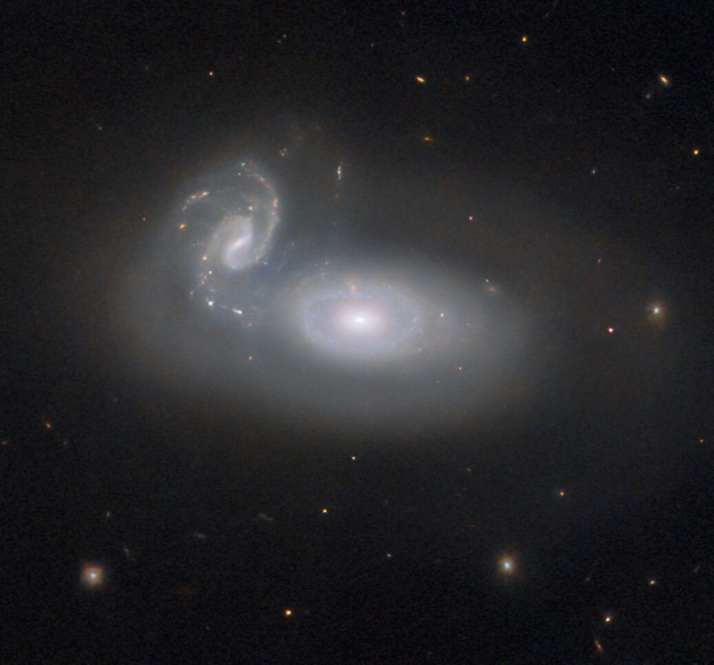 Tangled galaxies
