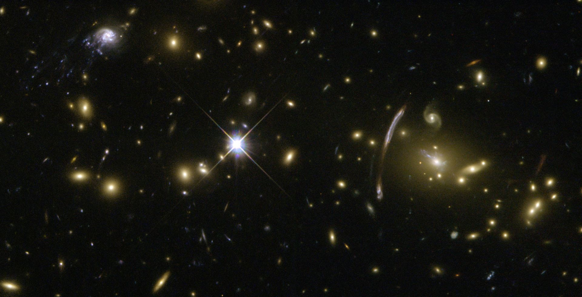 The Comet Galaxy as seen with Hubble