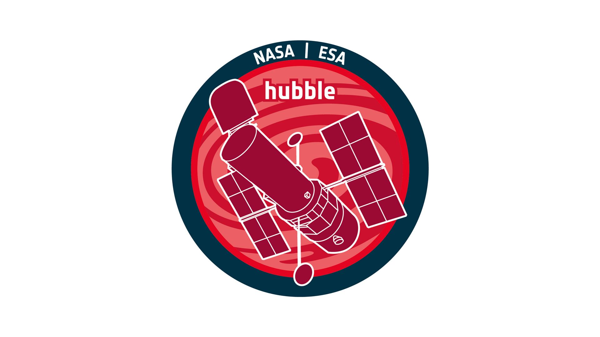 The ESA Hubble Space Telescope Logo