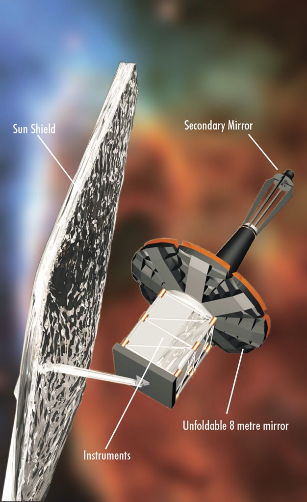 The James Webb Space Telescope (artist&rsquo;s impression)