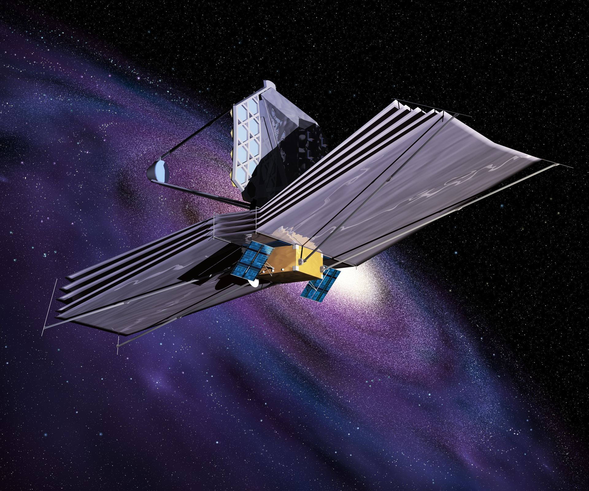 The James Webb Space Telescope (artist&rsquo;s impression)