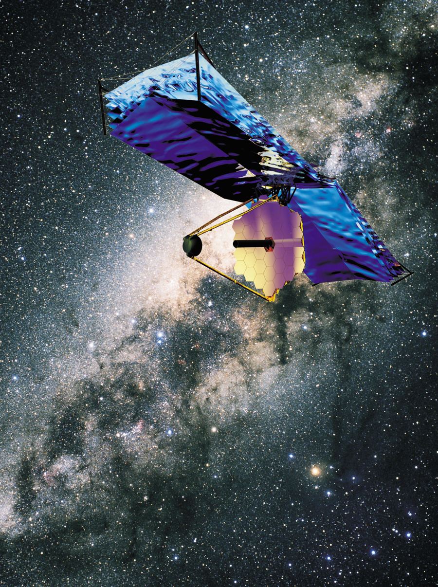 The James Webb Space Telescope (artist&rsquo;s impression)