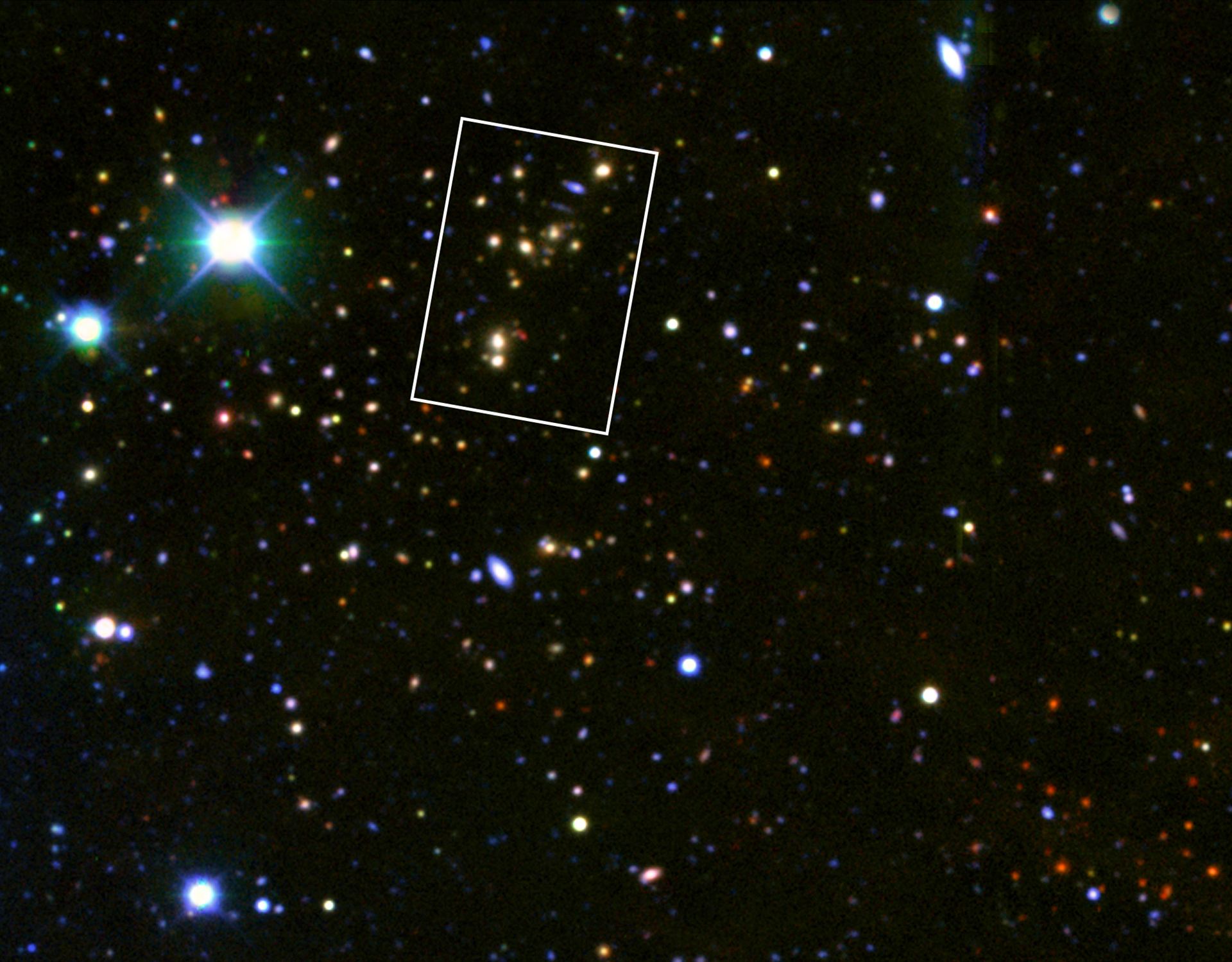 The Lynx Cluster (ground-based view, Kitt Peak)