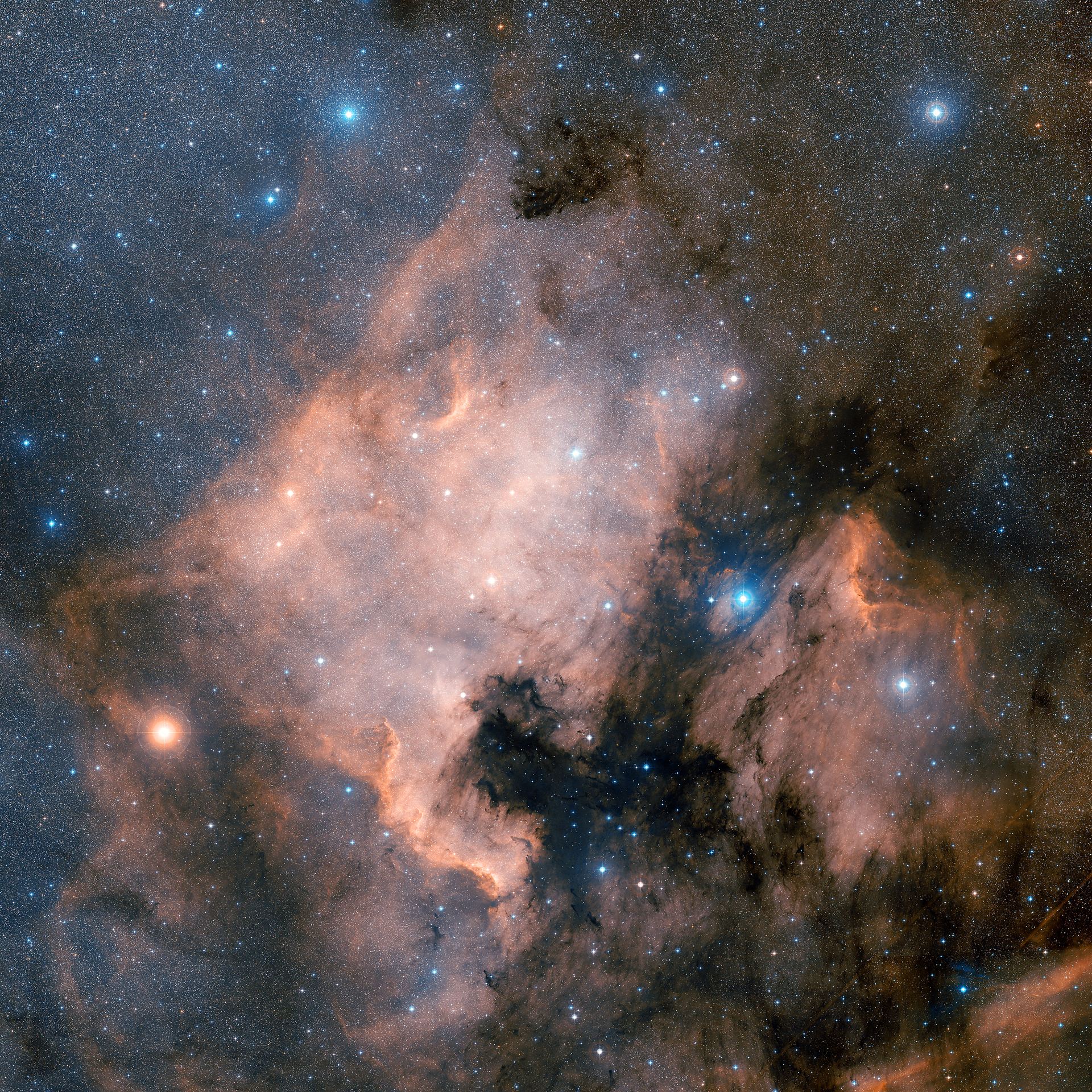 The North America Nebula (ground-based image)