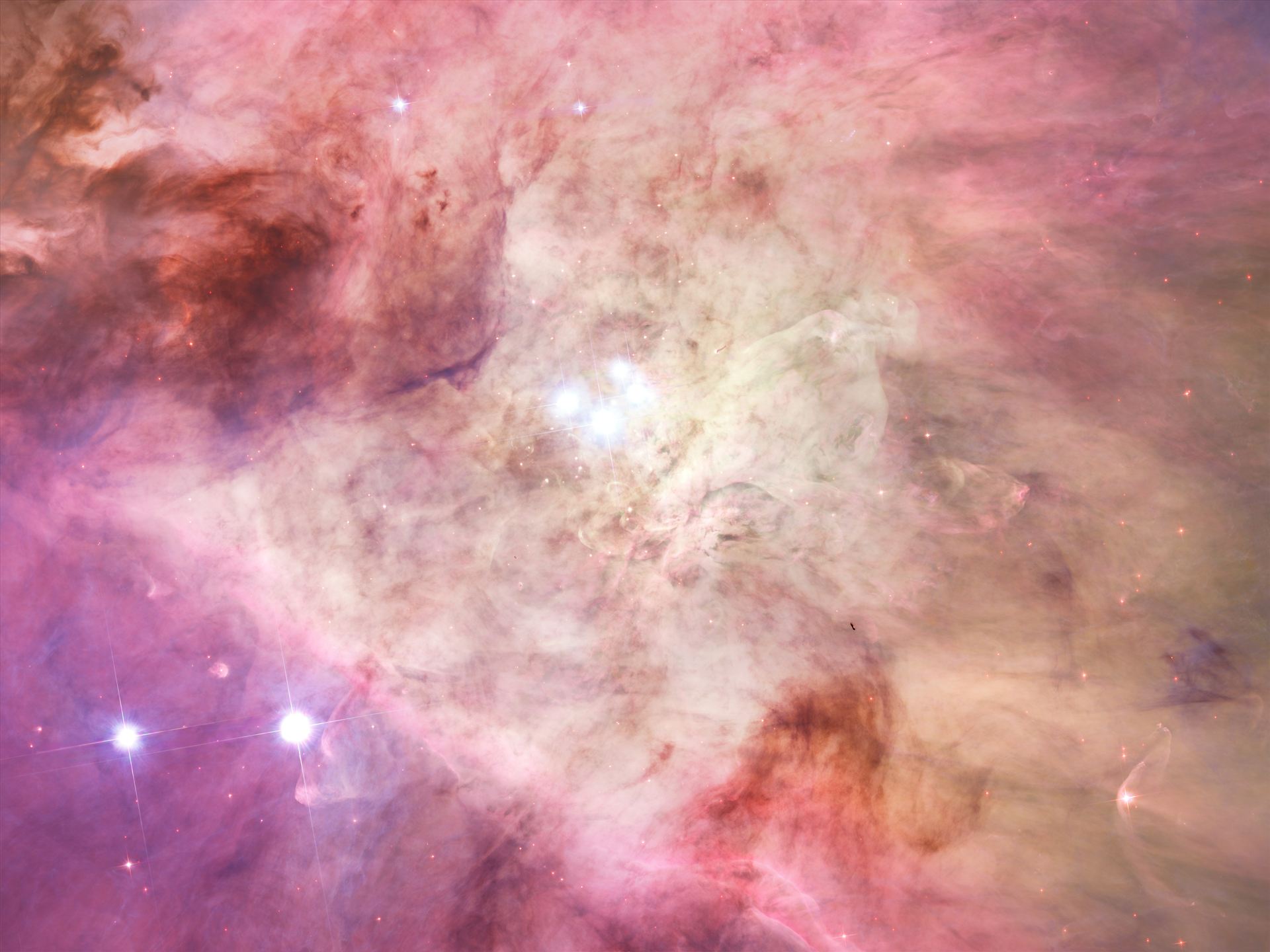 The Orion Nebula&rsquo;s biggest stars