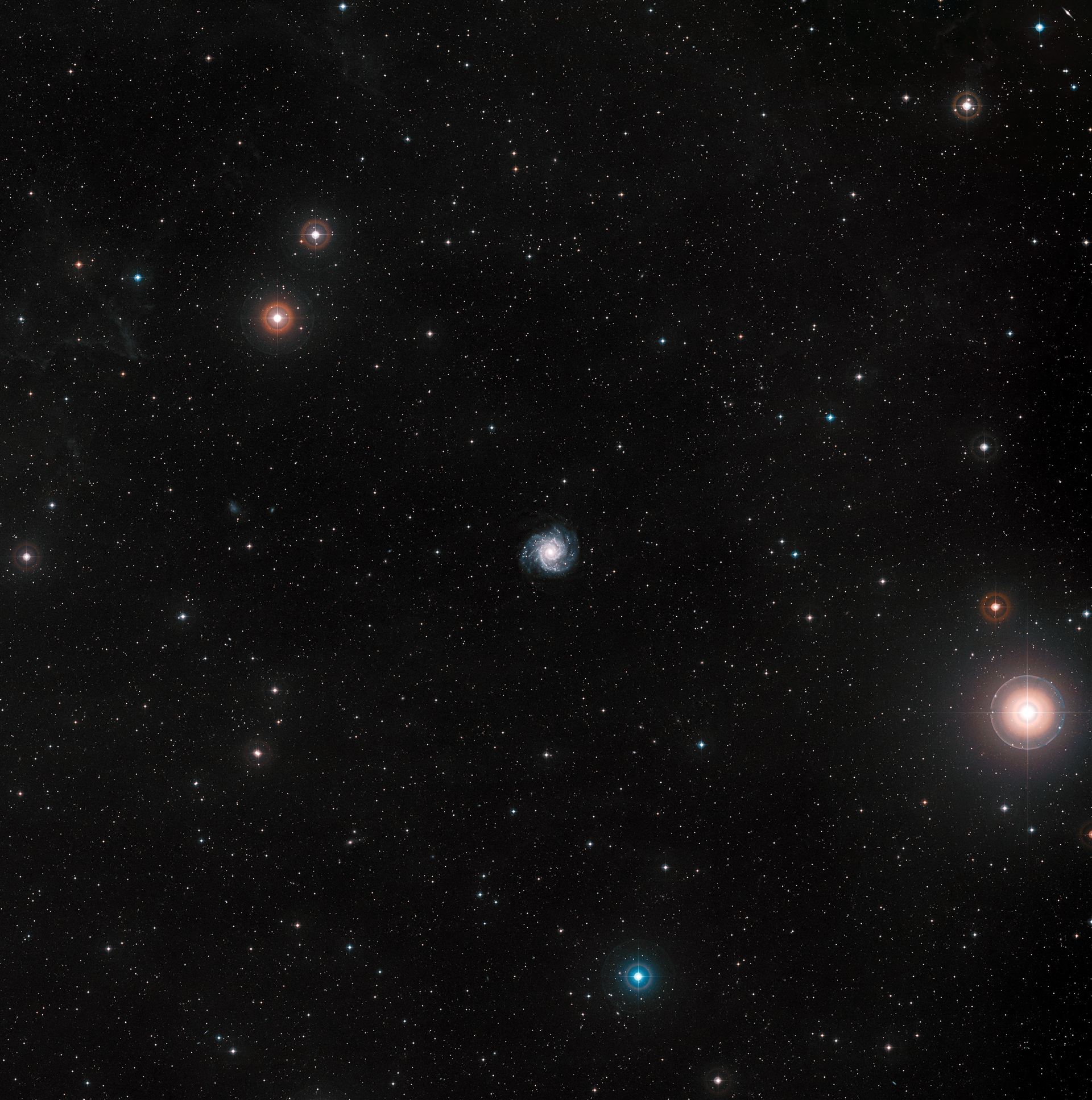 The Phantom Galaxy M74 from the DSS (ground-based image)