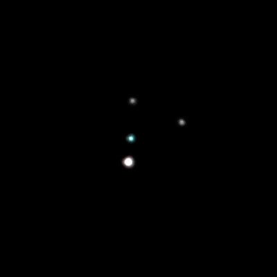 The Pluto system on May 18, 2005