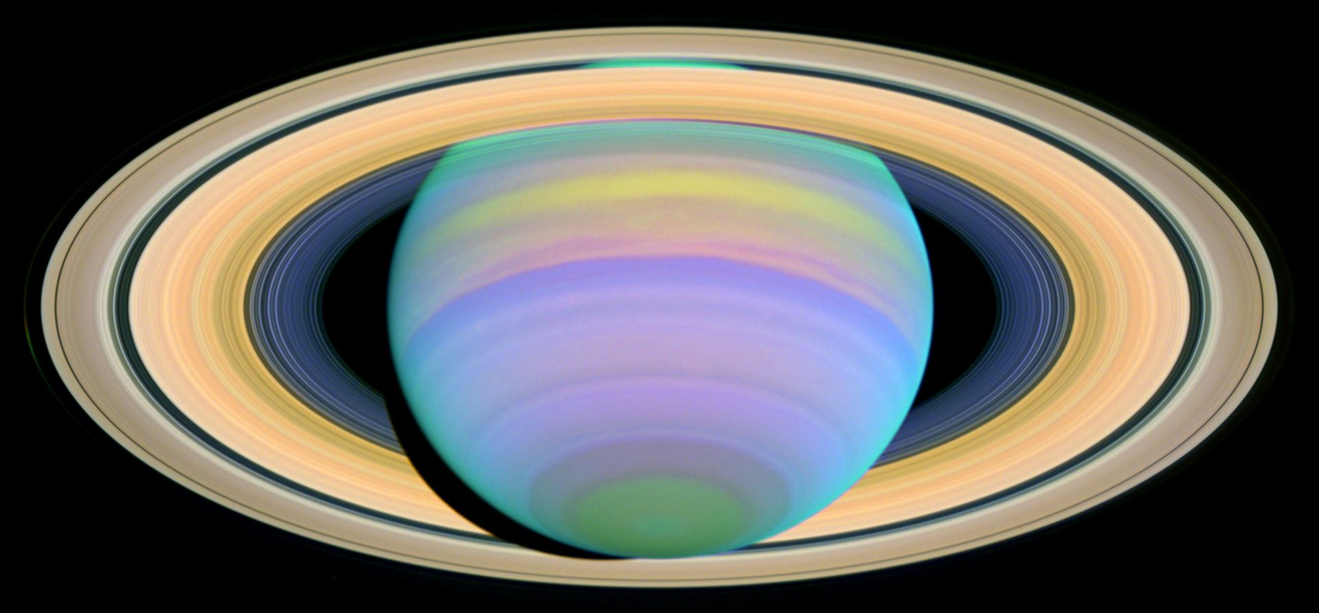 The Slant on Saturn&rsquo;s Rings (Ultraviolet)