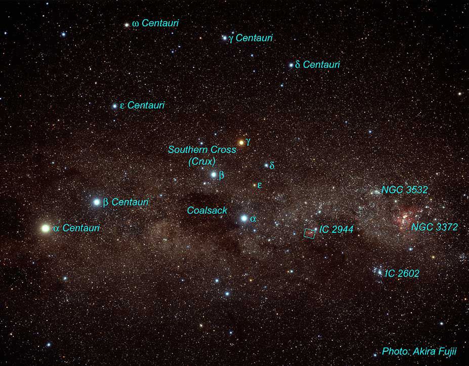 The Southern Cross Constellation