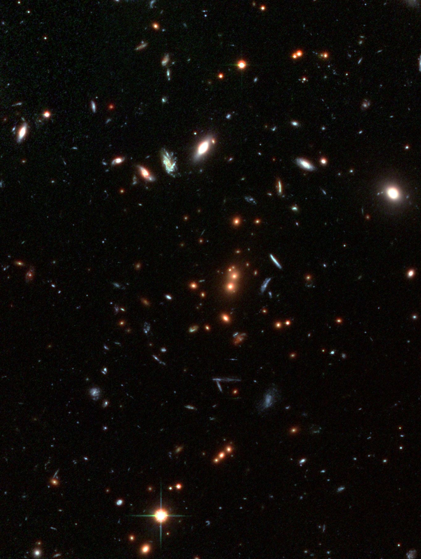 The cluster RDCS1252.9-2927 (detail)