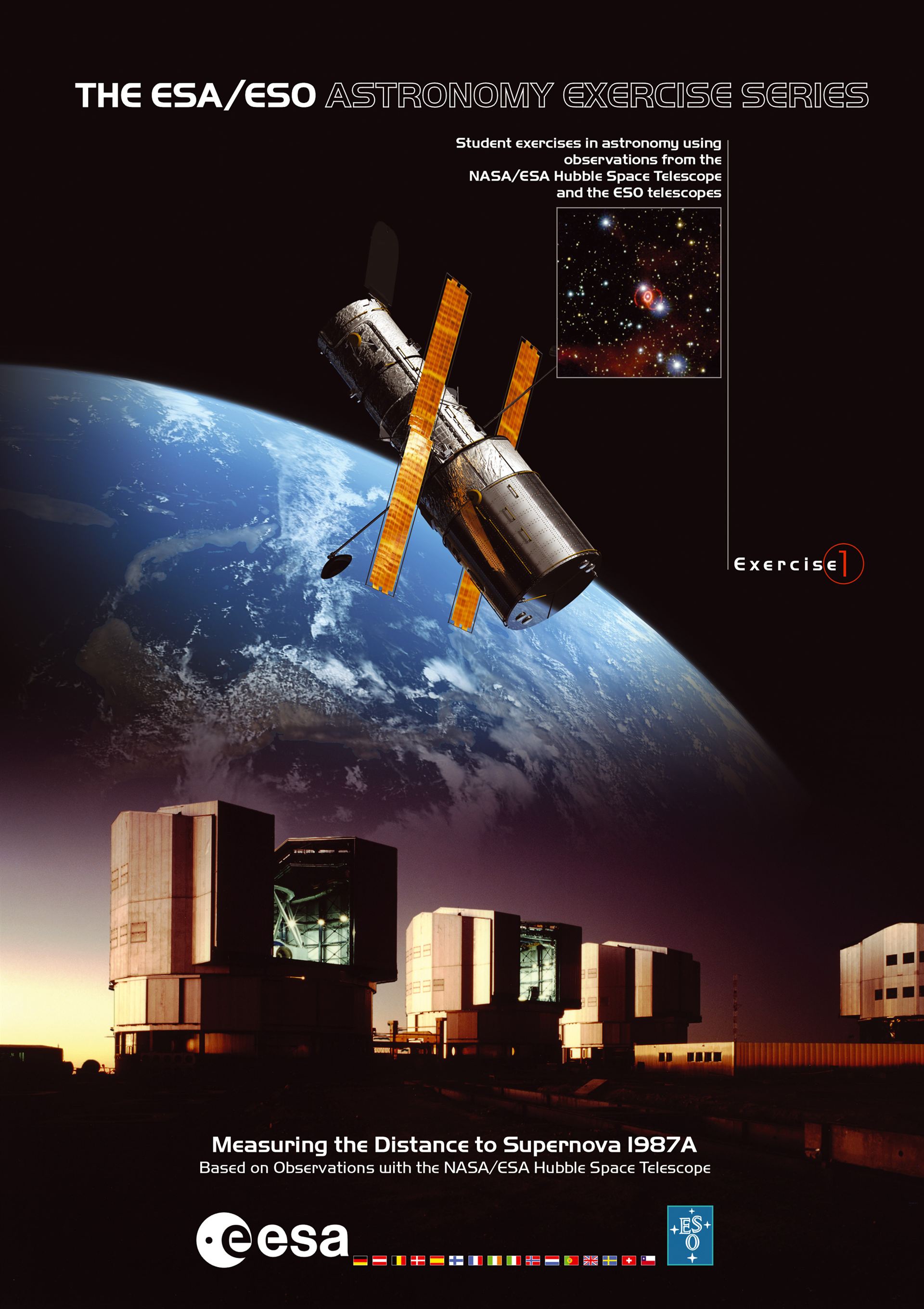 The cover of ESAESO Astronomy Exercise 1