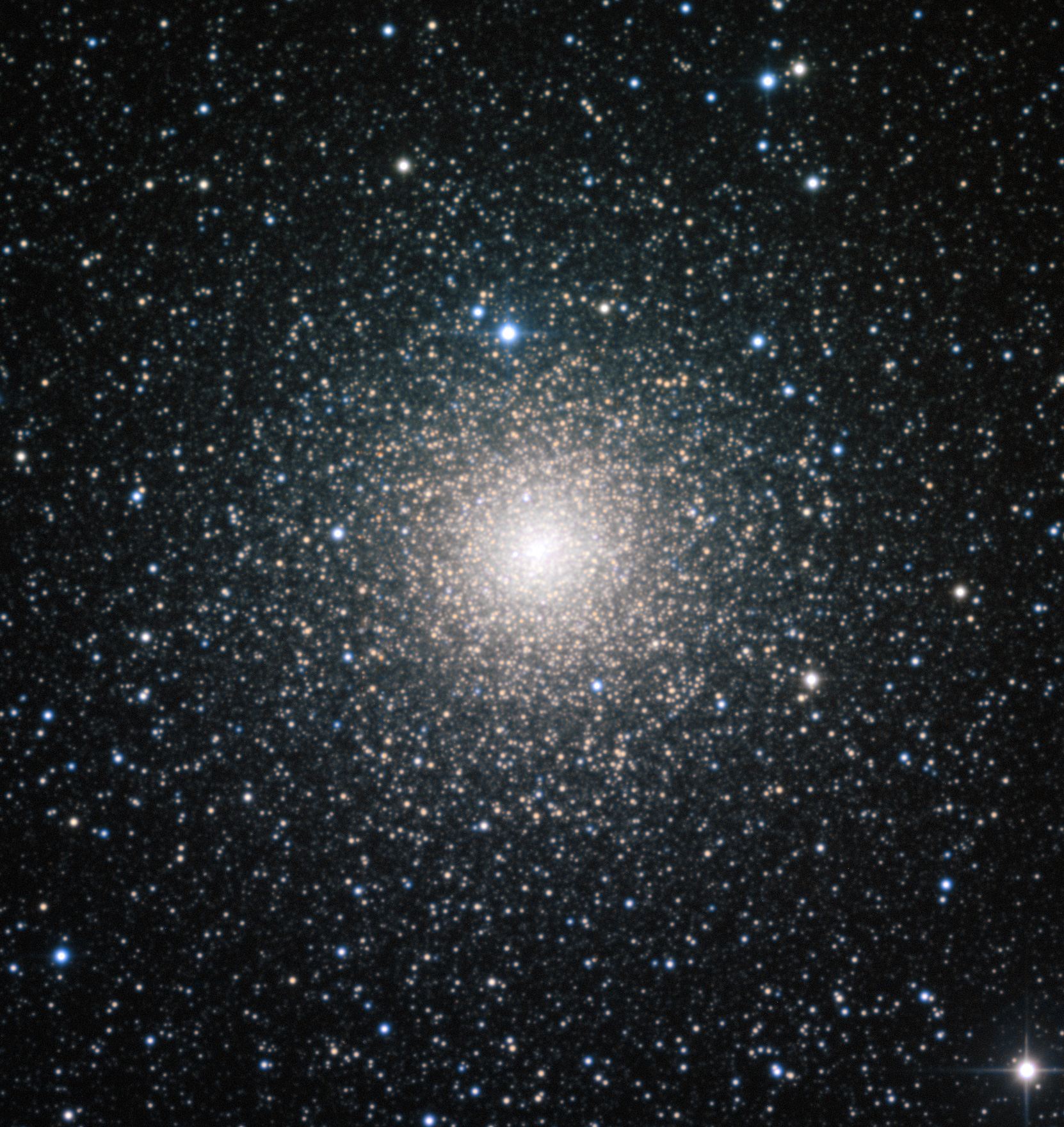 The globular cluster NGC 6388 observed by the MPGESO 2.2-metre telescope