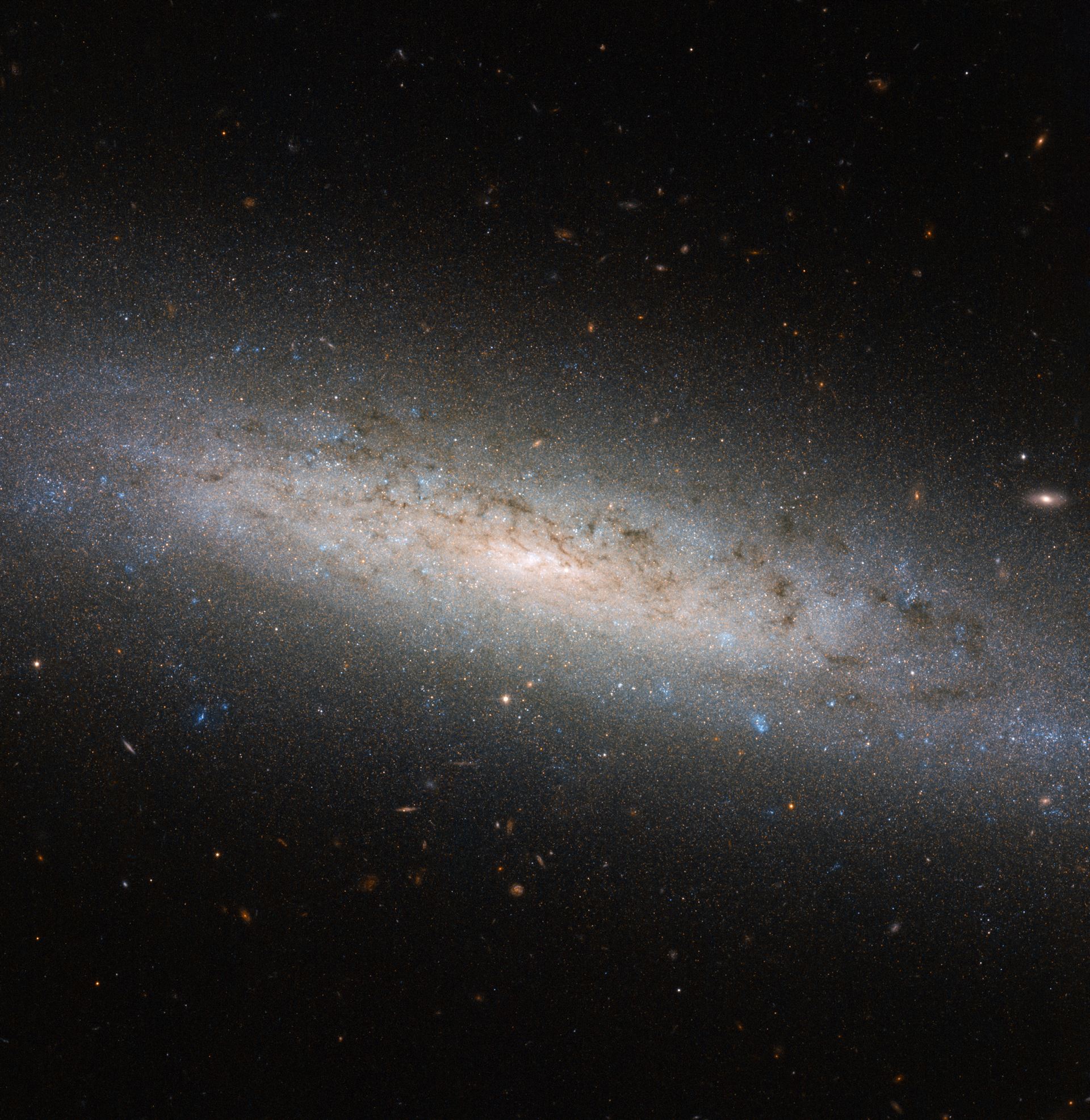 The hidden dark side of NGC 24