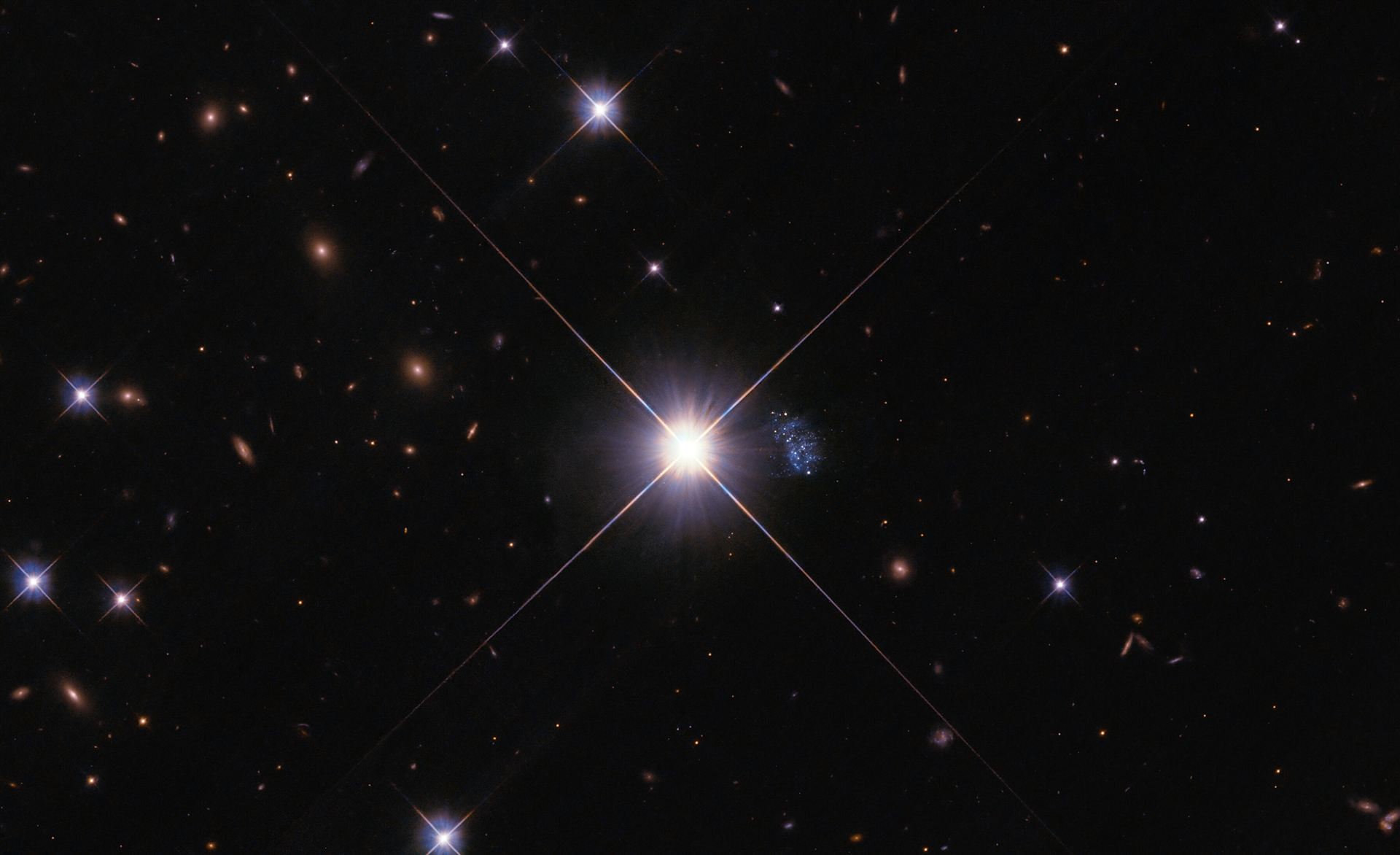 Tiny, Hidden Galaxy Provides A Peek Into The Past