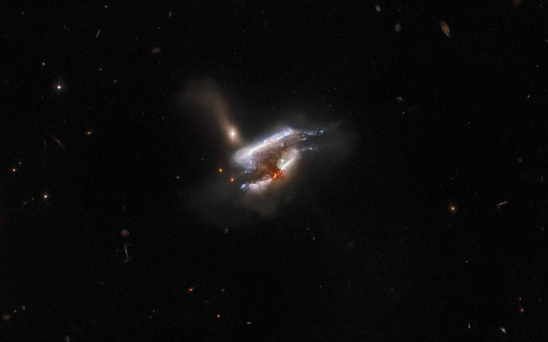 Tumultuous Galactic Trio