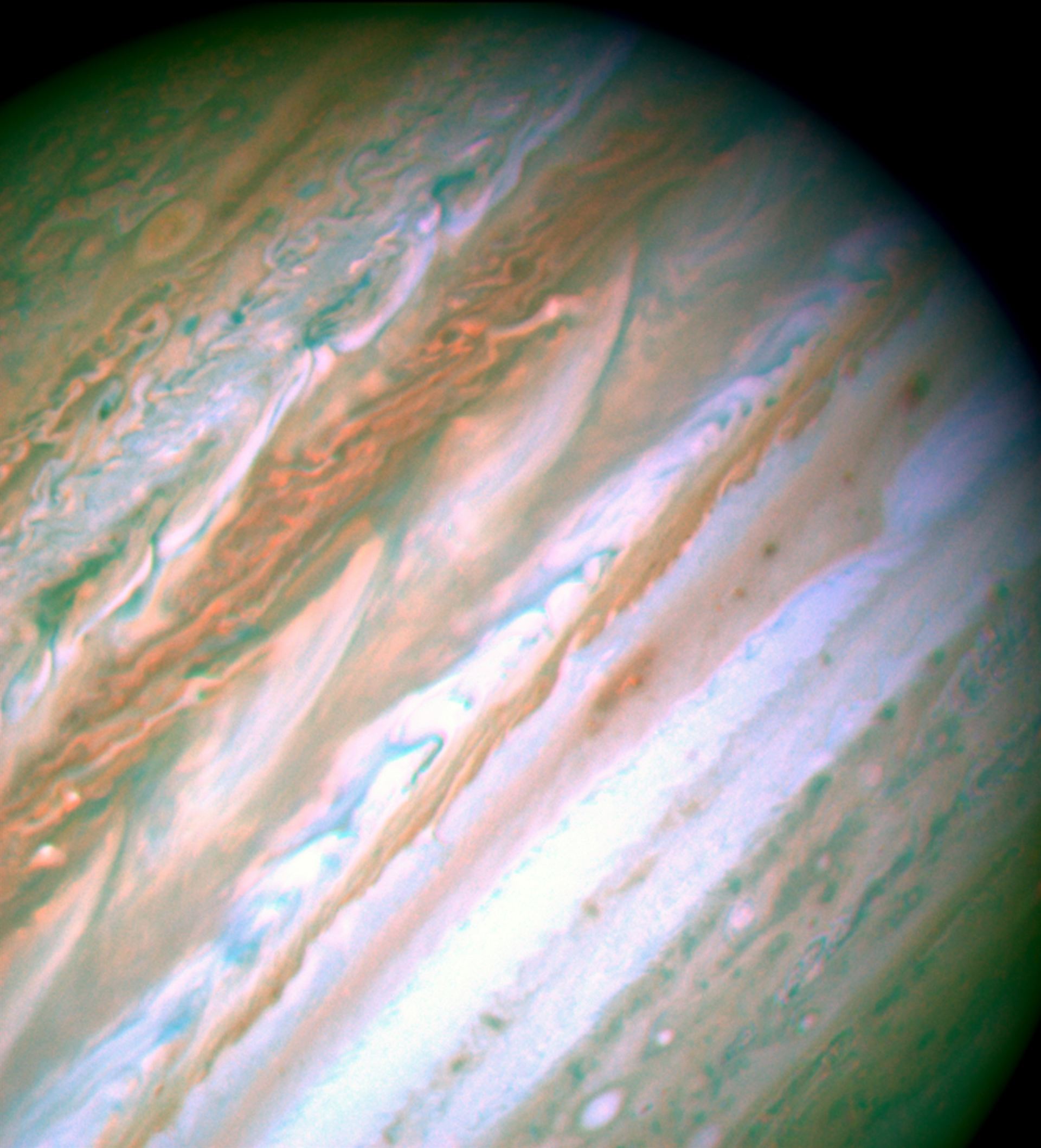 Visible-Light Image of Jupiter — Hubble Space Telescope