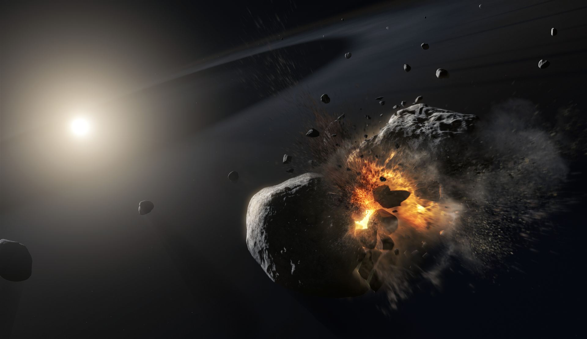 Visualisation of Fomalhaut and Fomalhaut b (Artist’s Impression)