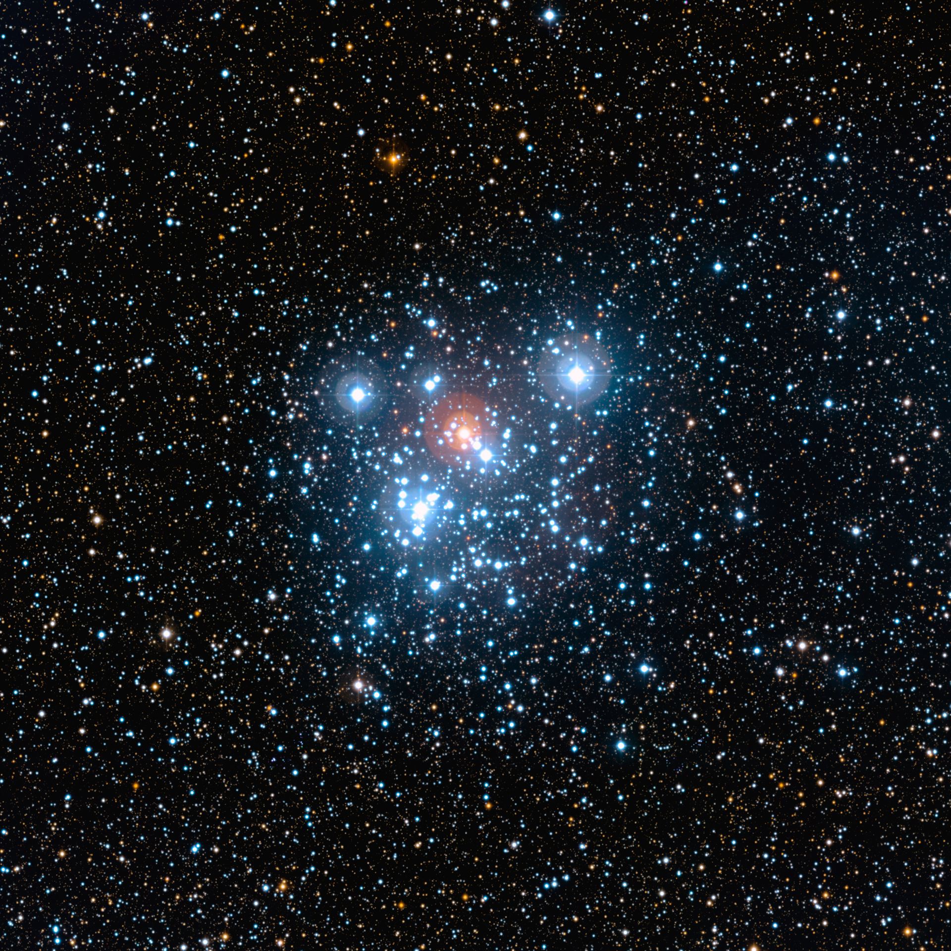 Wide field image of the Jewel Box (ground-based image)