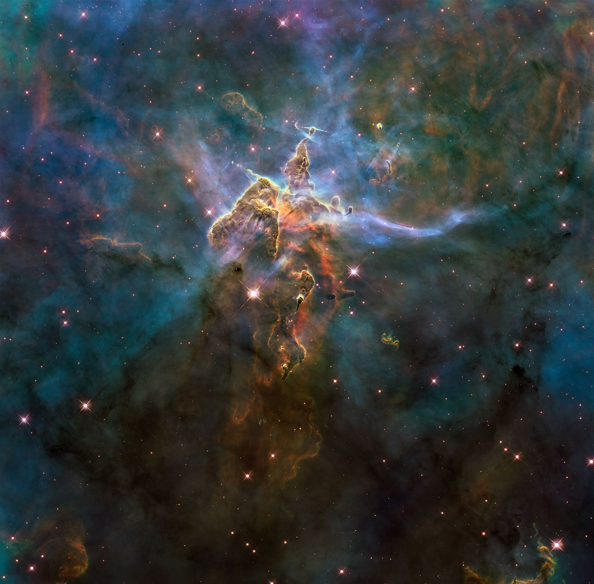 Wide view of “Mystic Mountain”