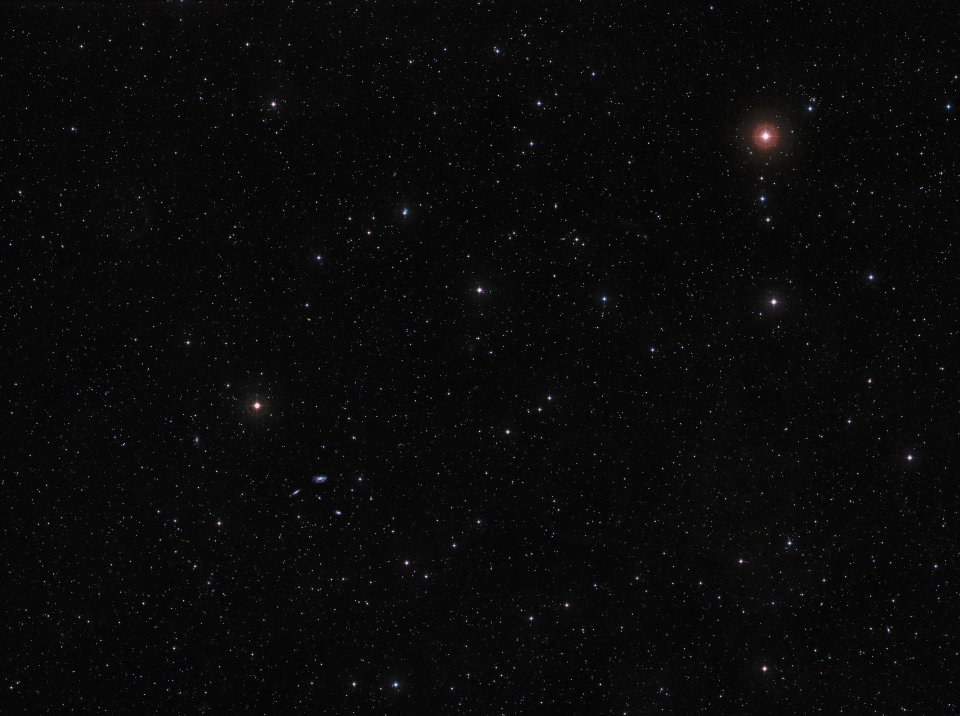 Wide-Field View of CW Leonis