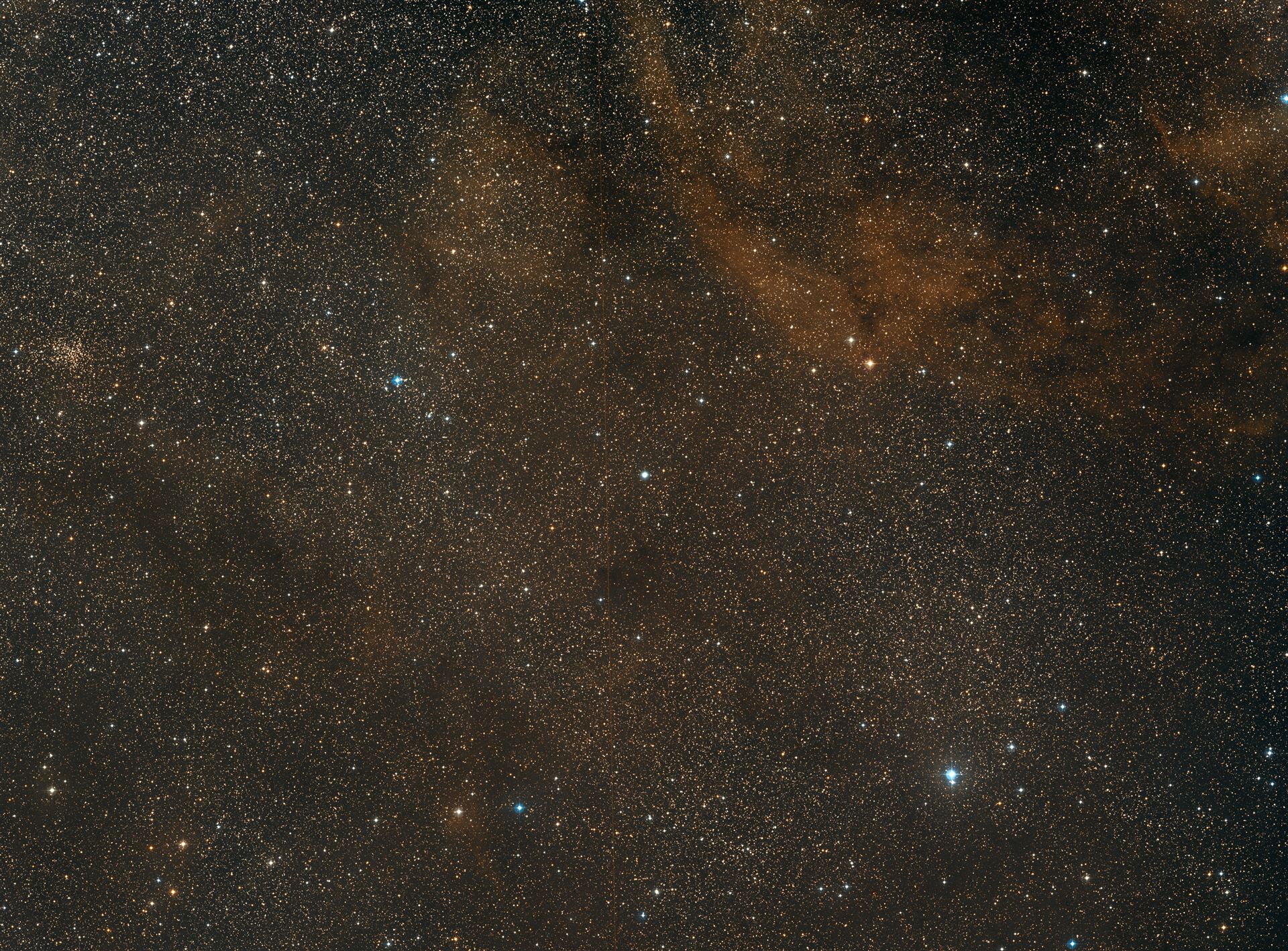Wide-field image of NGC 7027 (ground-based image)