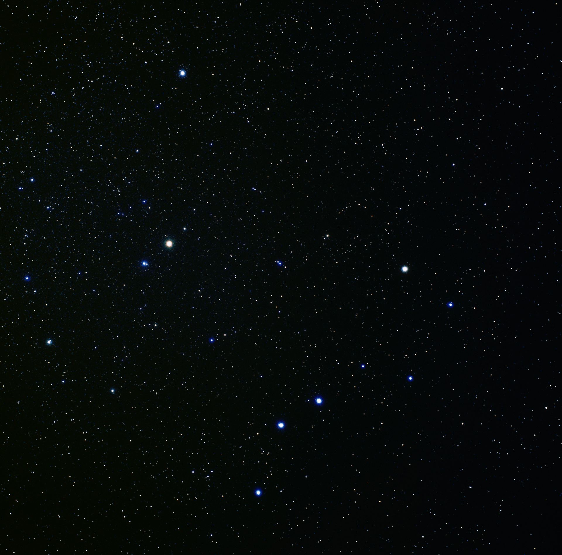 Wide-field image of Ursa Major and Ursa Minor (ground-based image)