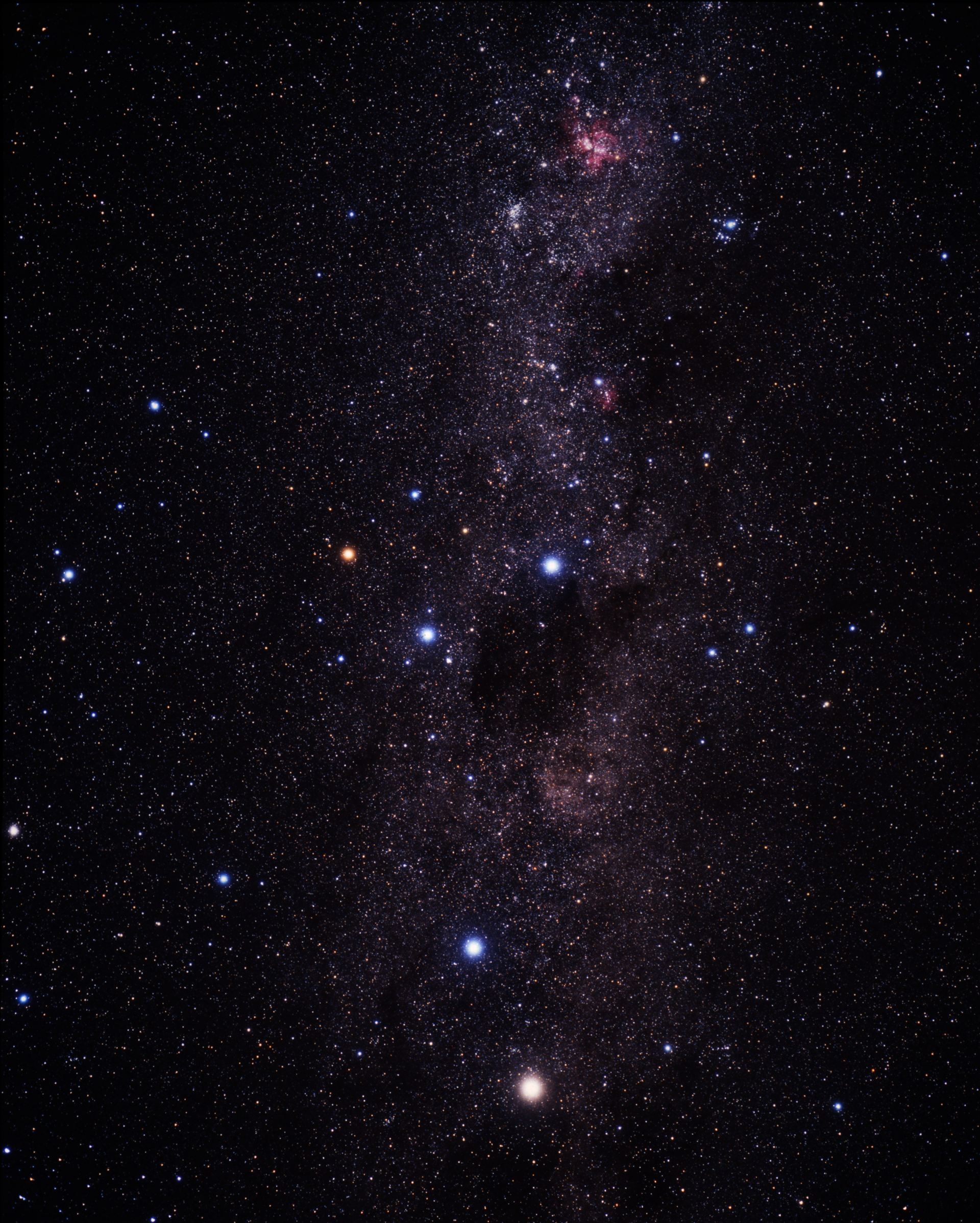 Wide-field image of the Southern Milky-Way (ground-based image)