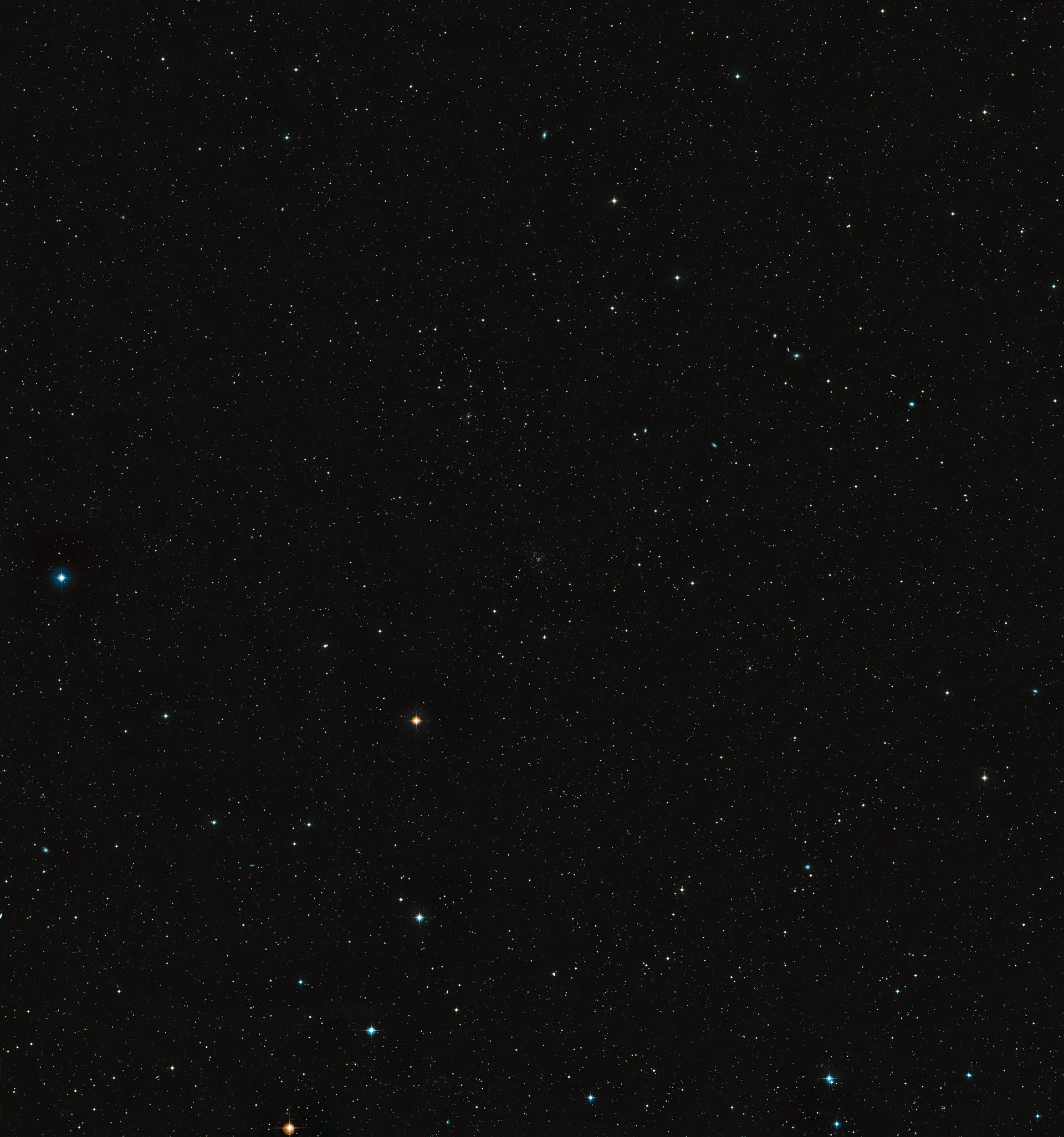 Wide-field image of the Virgo constellation (ground-based image)