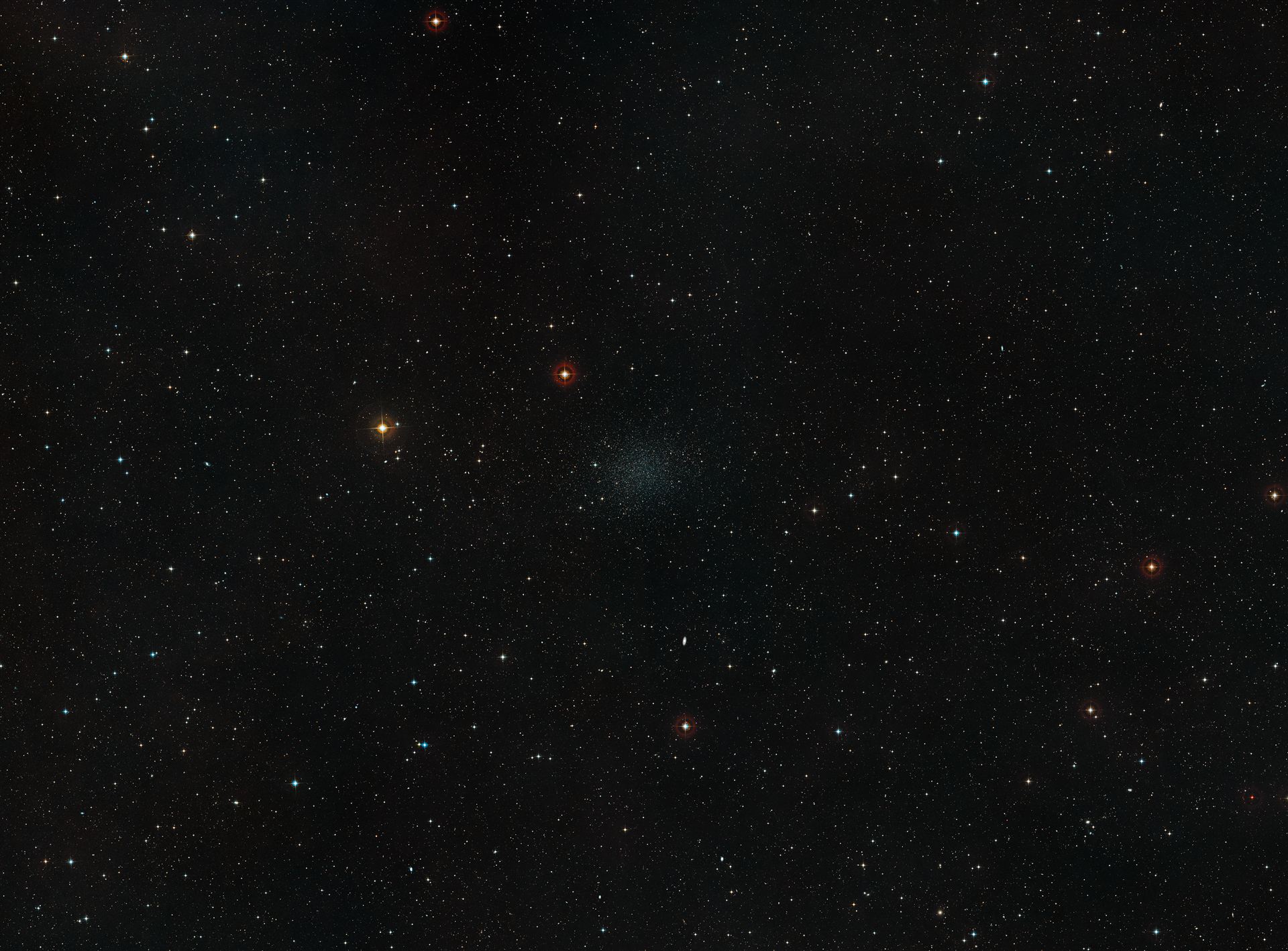 Wide-field image of the sky around the Sculptor Dwarf Galaxy