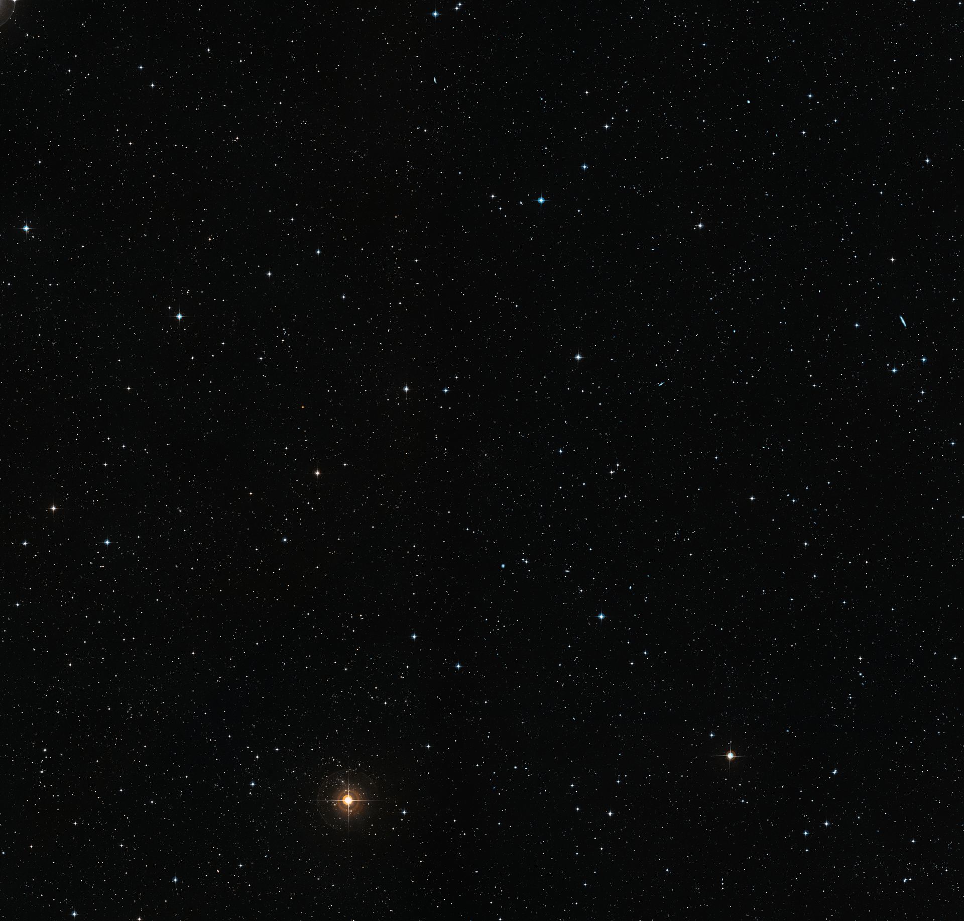 Wide-field view of Abell 2744 (ground-based image)