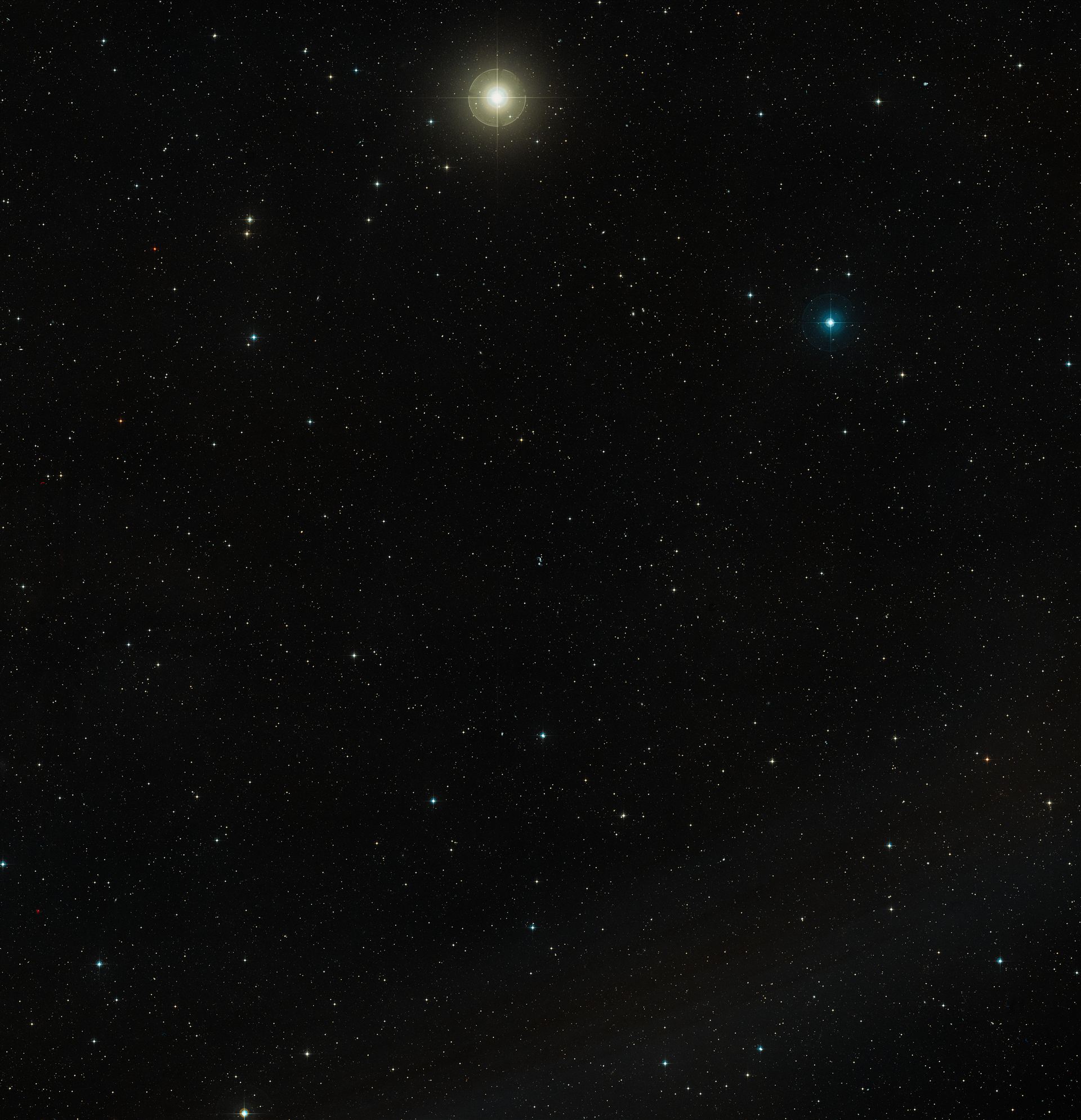 Wide-field view of Arp 256 (ground-based image)